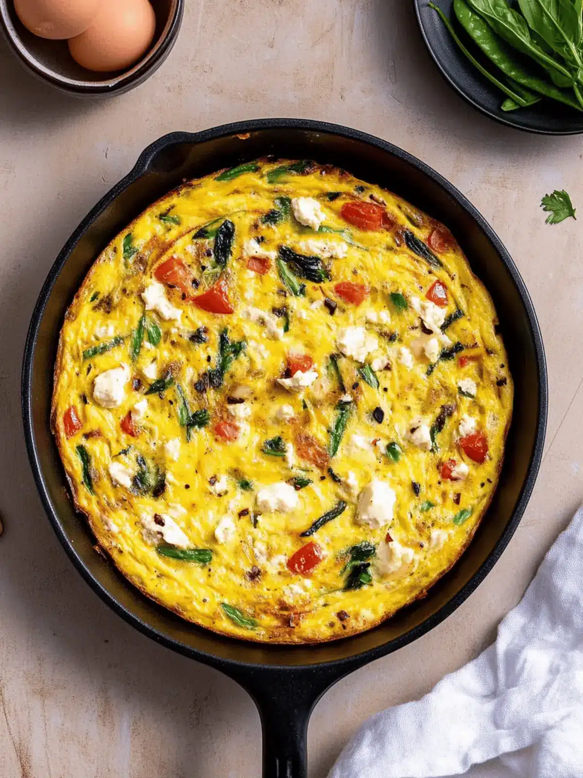 Savory Mushroom Spinach Frittata for Effortless Brunch Magic 3 Frittata