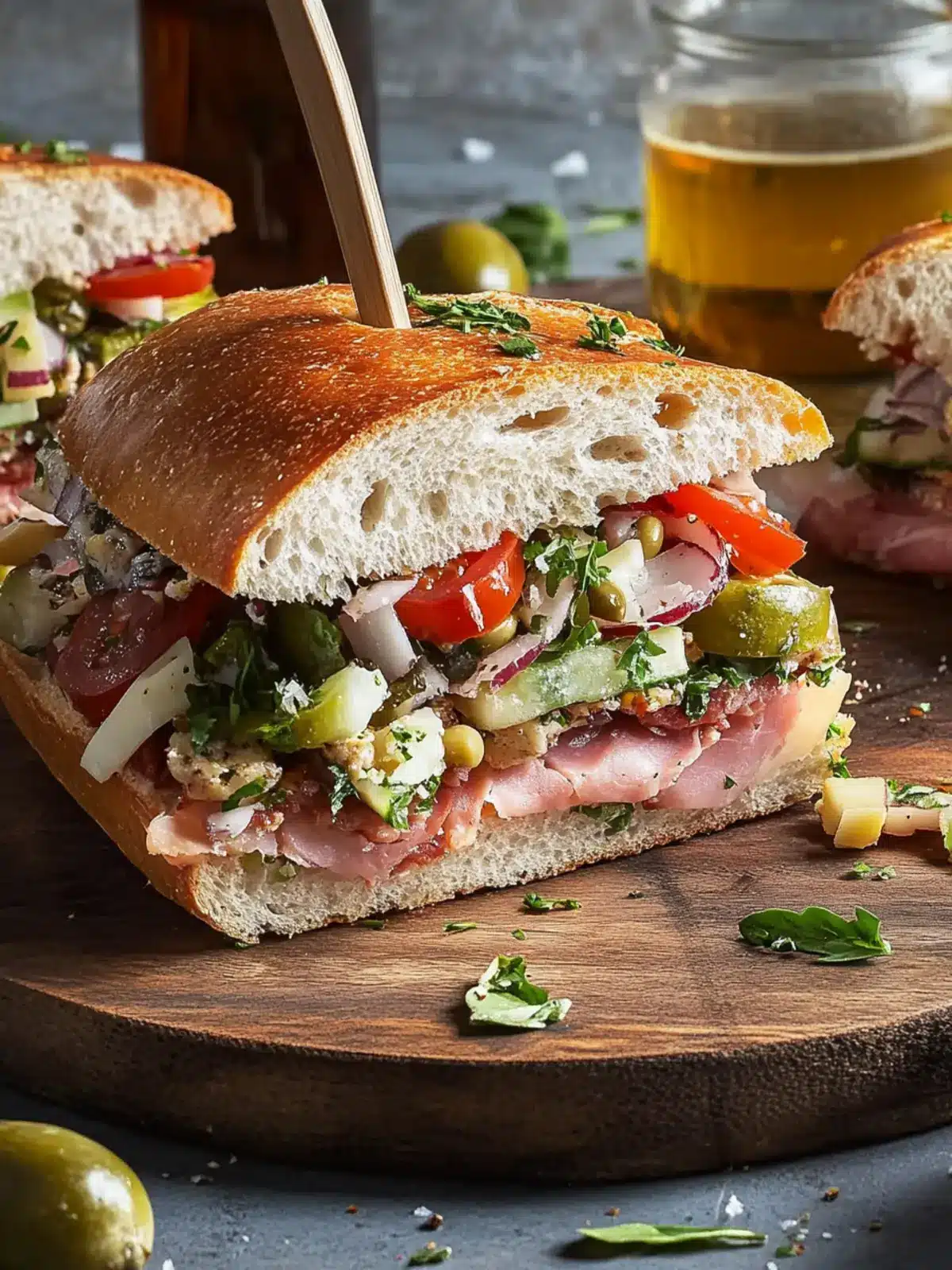 Irresistible Hearty Muffuletta for Recipe Lovers at Home 4 Hearty Muffuletta