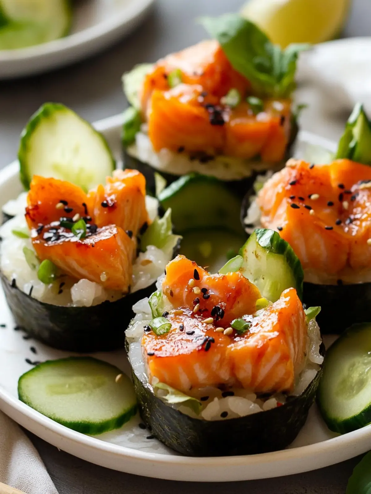 Baked Salmon Sushi Bake Cups: A Fun Twist on Sushi Night! 3 Baked Salmon Sushi Bake Cups