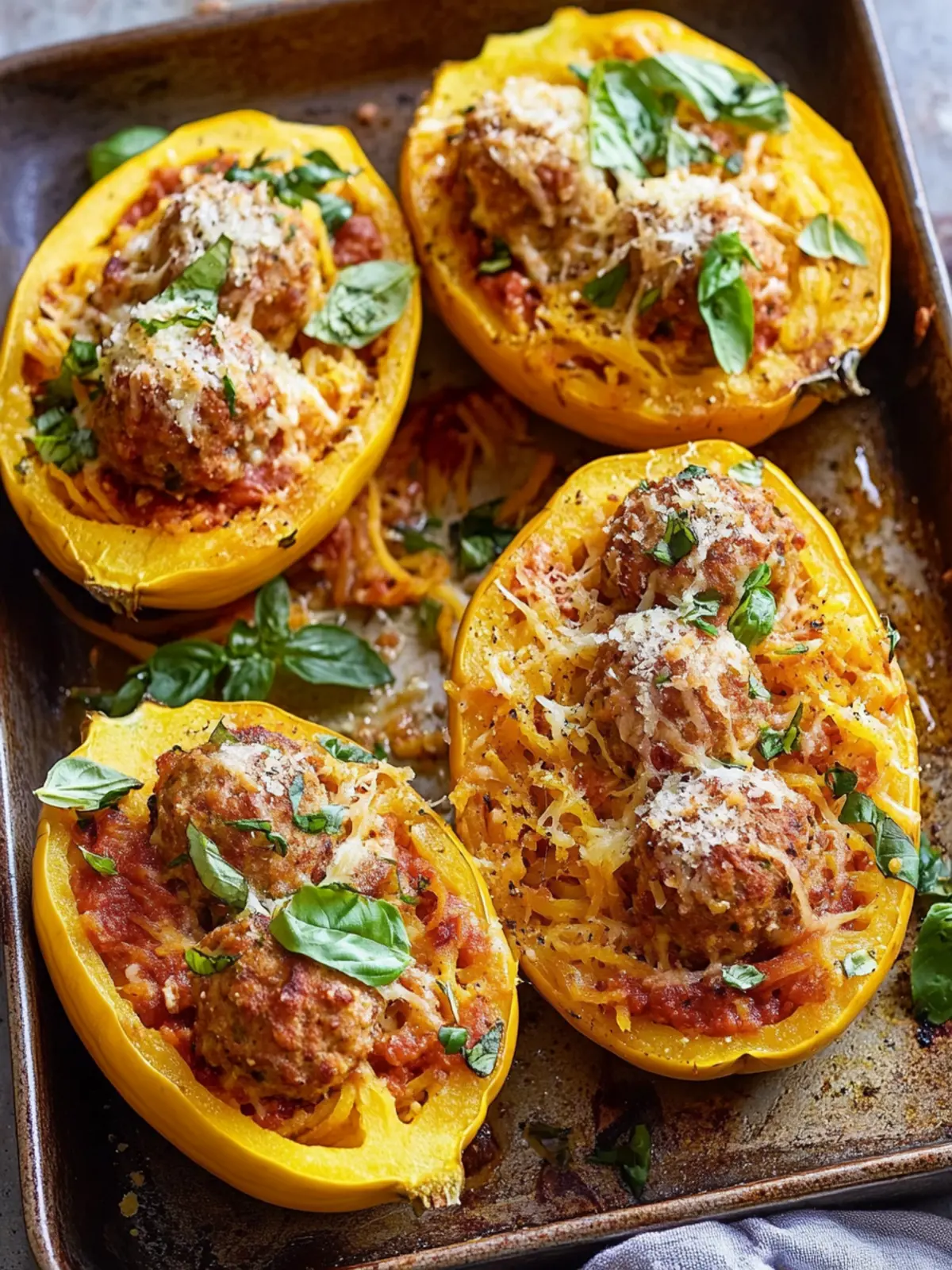 Savory Meatball-Stuffed Spaghetti Squash You ll Crave 2 Meatball-Stuffed Spaghetti Squash