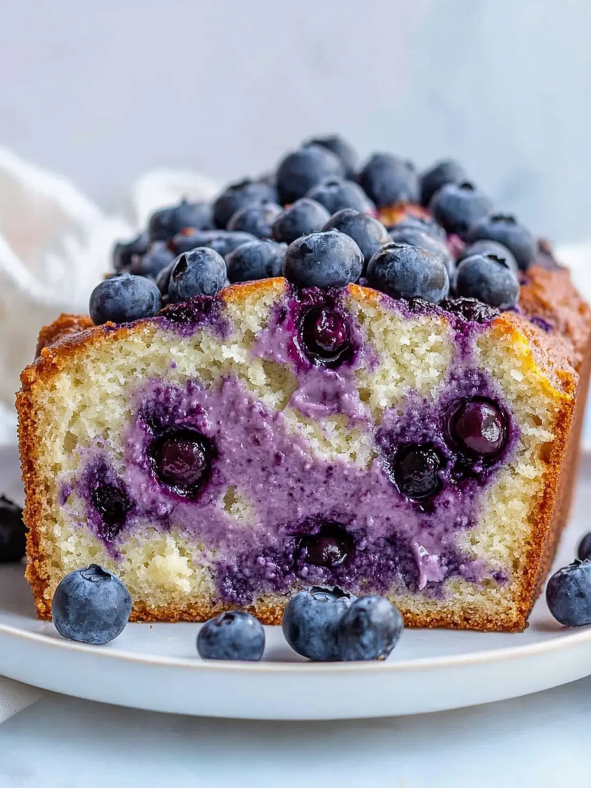 Irresistible Blueberry Cream Cheese Loaf to Brighten Your Day 4 Blueberry Cream Cheese Loaf