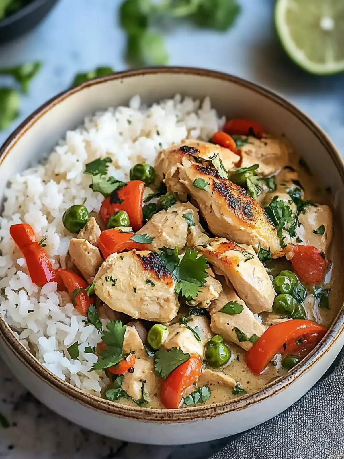 Coconut Chicken and Rice: A Tropical Twist for Dinner Delight 4 Coconut Chicken and Rice