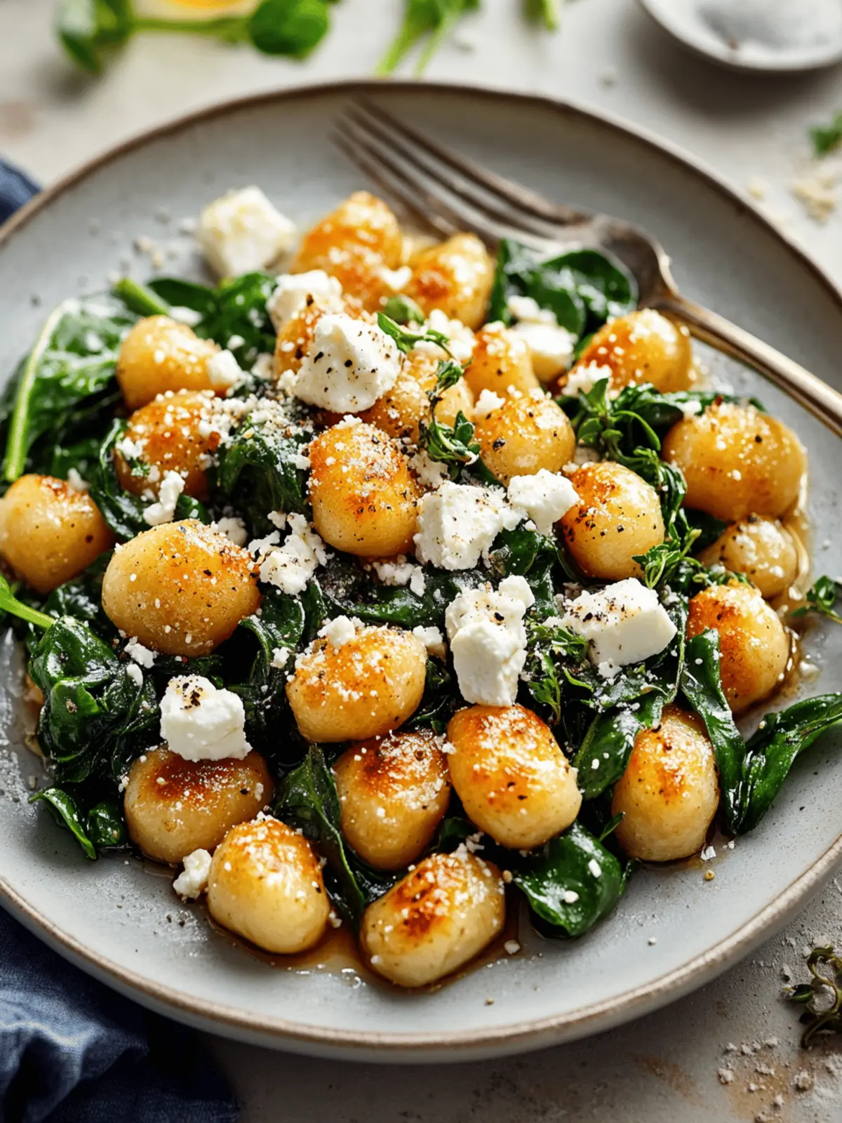 Crispy Gnocchi With Spinach And Feta for Cozy Weeknight Dinners 3 Crispy Gnocchi With Spinach And Feta