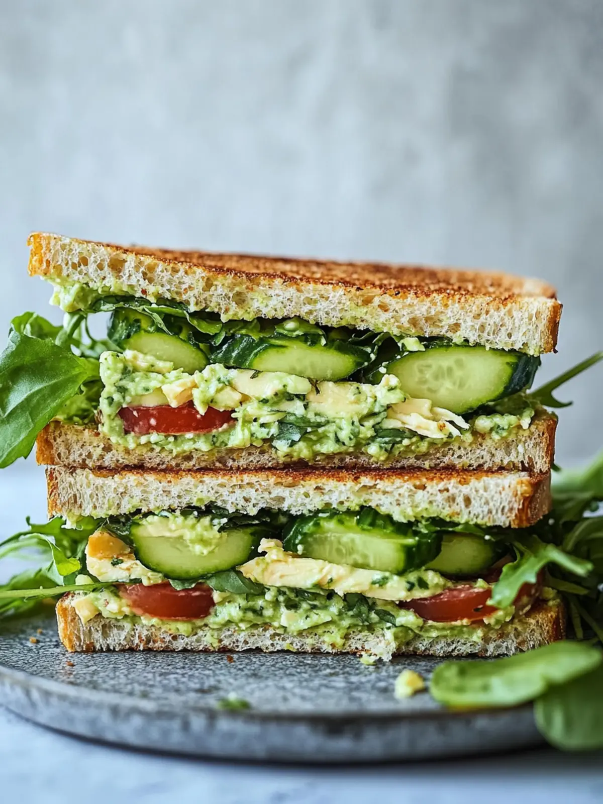 Green Goddess Salad Sandwich: A Flavorful Chickpea Delight 3 Green Goddess Salad Sandwich