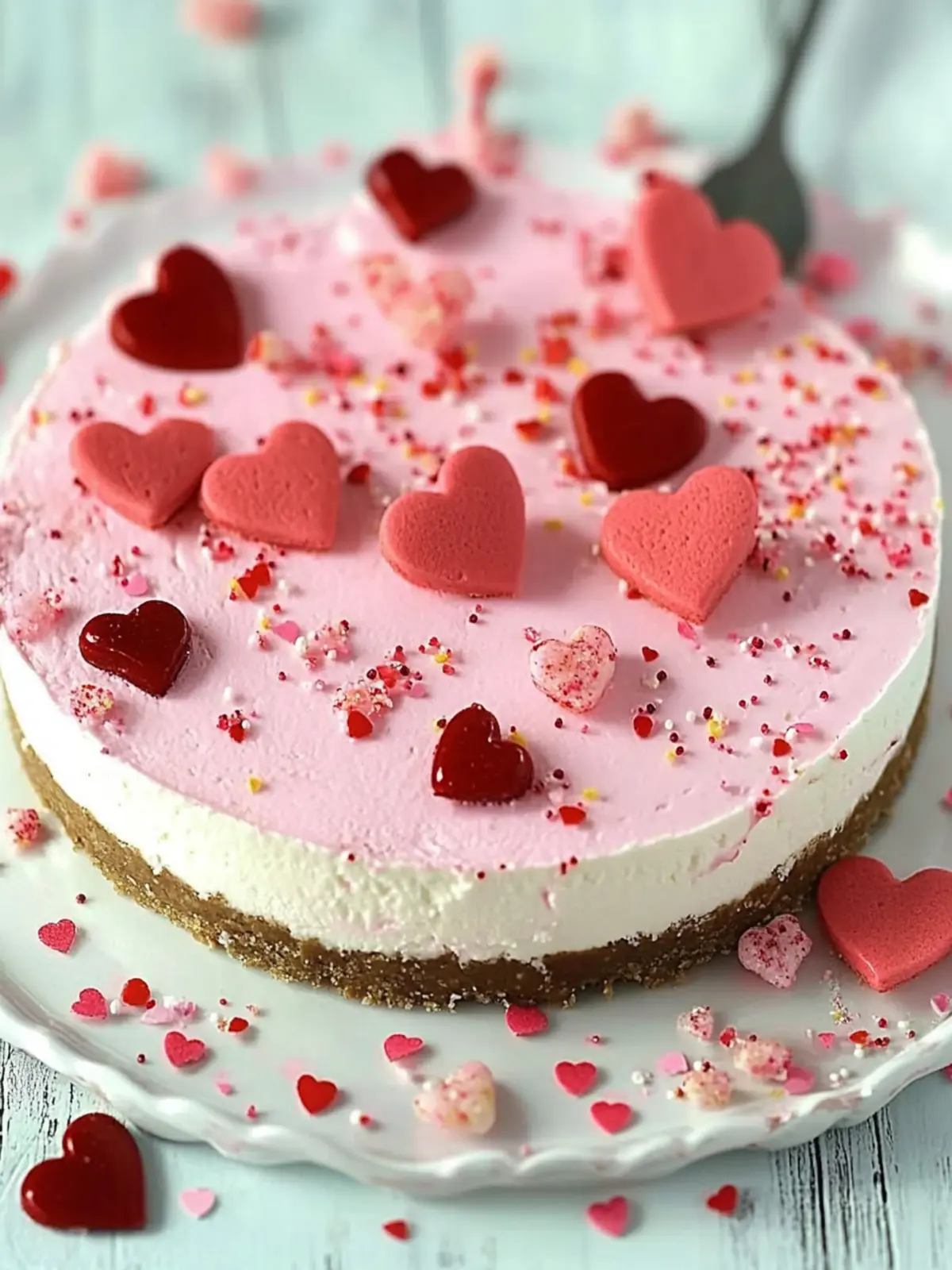 Decadent Valentine's Day Cheesecake for Sweethearts 2 Valentine s Day Cheesecake