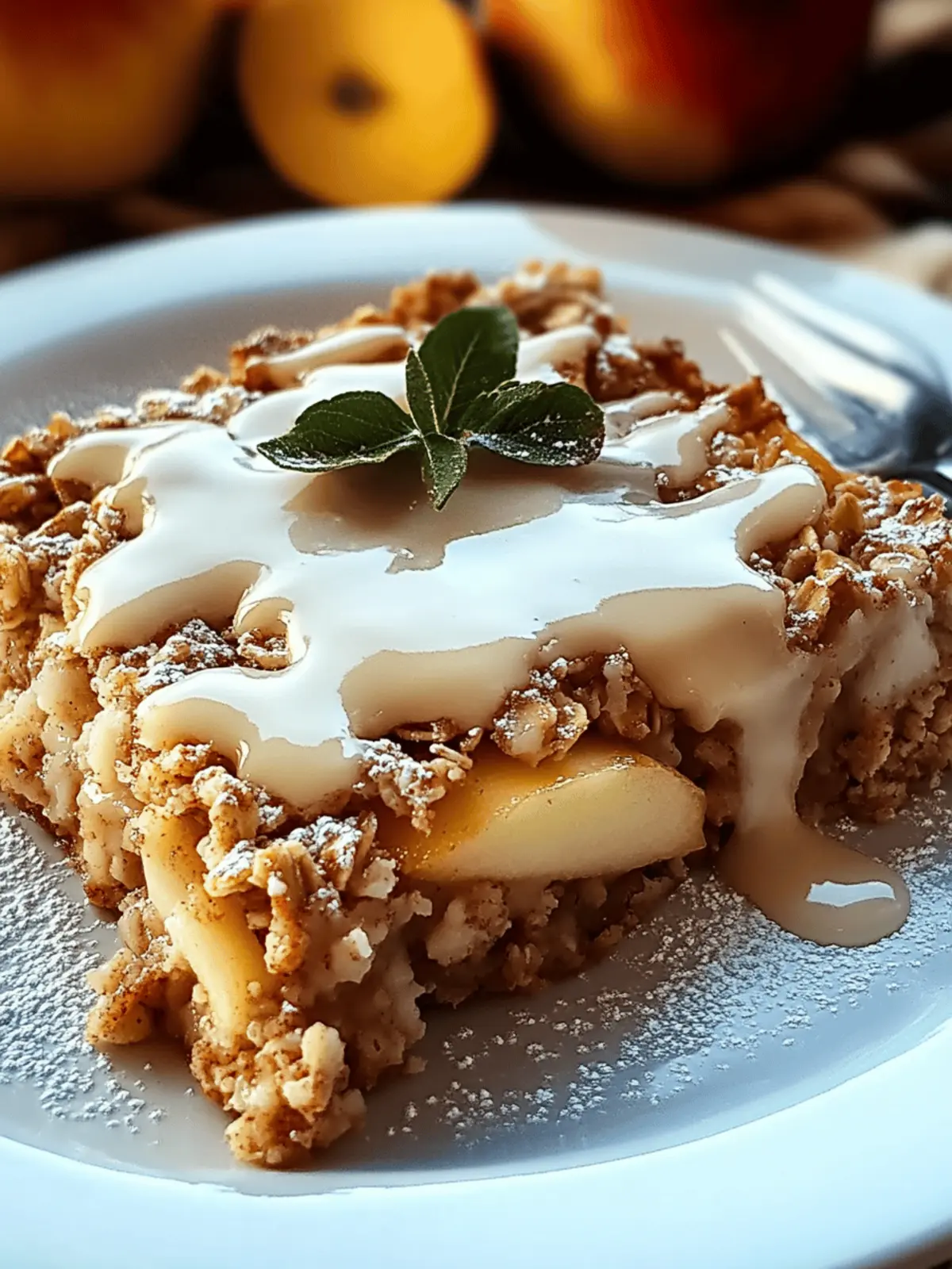 Irresistible Oatmeal Apple Breakfast Bake for Cozy Mornings 2 Oatmeal Apple Breakfast Bake
