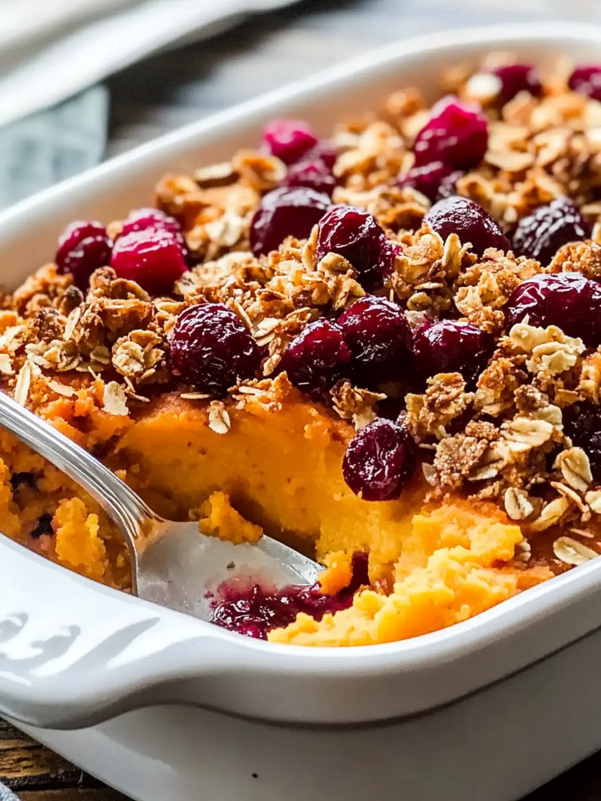 Delicious Cranberry Sweet Potato Casserole for Cozy Gatherings 2 Delicious Cranberry Sweet Potato Casserole