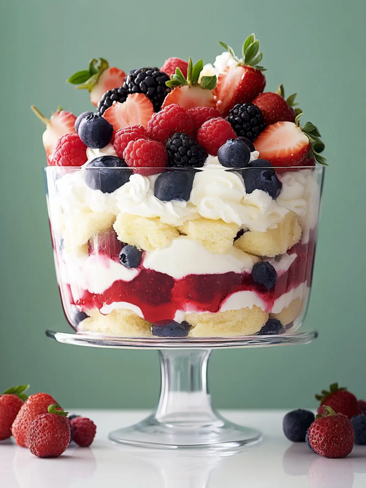Delicious Mixed Summer Berry Trifle for a Perfect Sweet Treat 4 Mixed Summer Berry Trifle