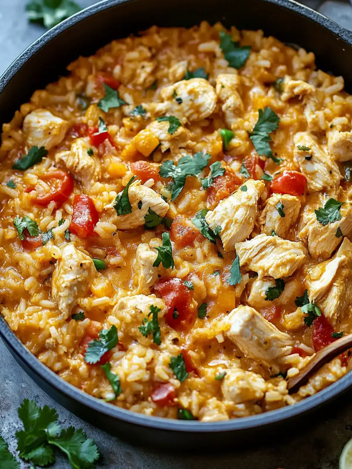 One Pot Queso Chicken and Rice for Effortless Deliciousness 4 One Pot Queso Chicken and Rice