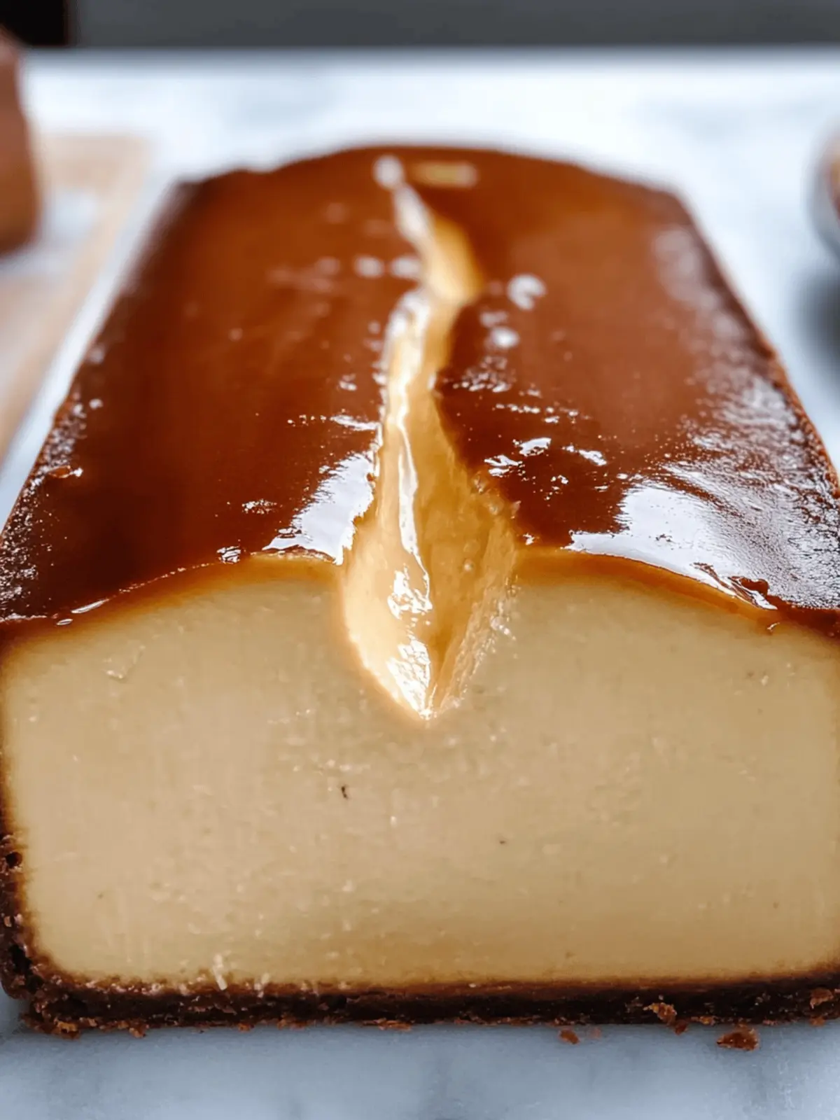 Indulgent Burnt Basque Cheesecake in a Loaf Pan Delight 4 Indulgent Burnt Basque Cheesecake