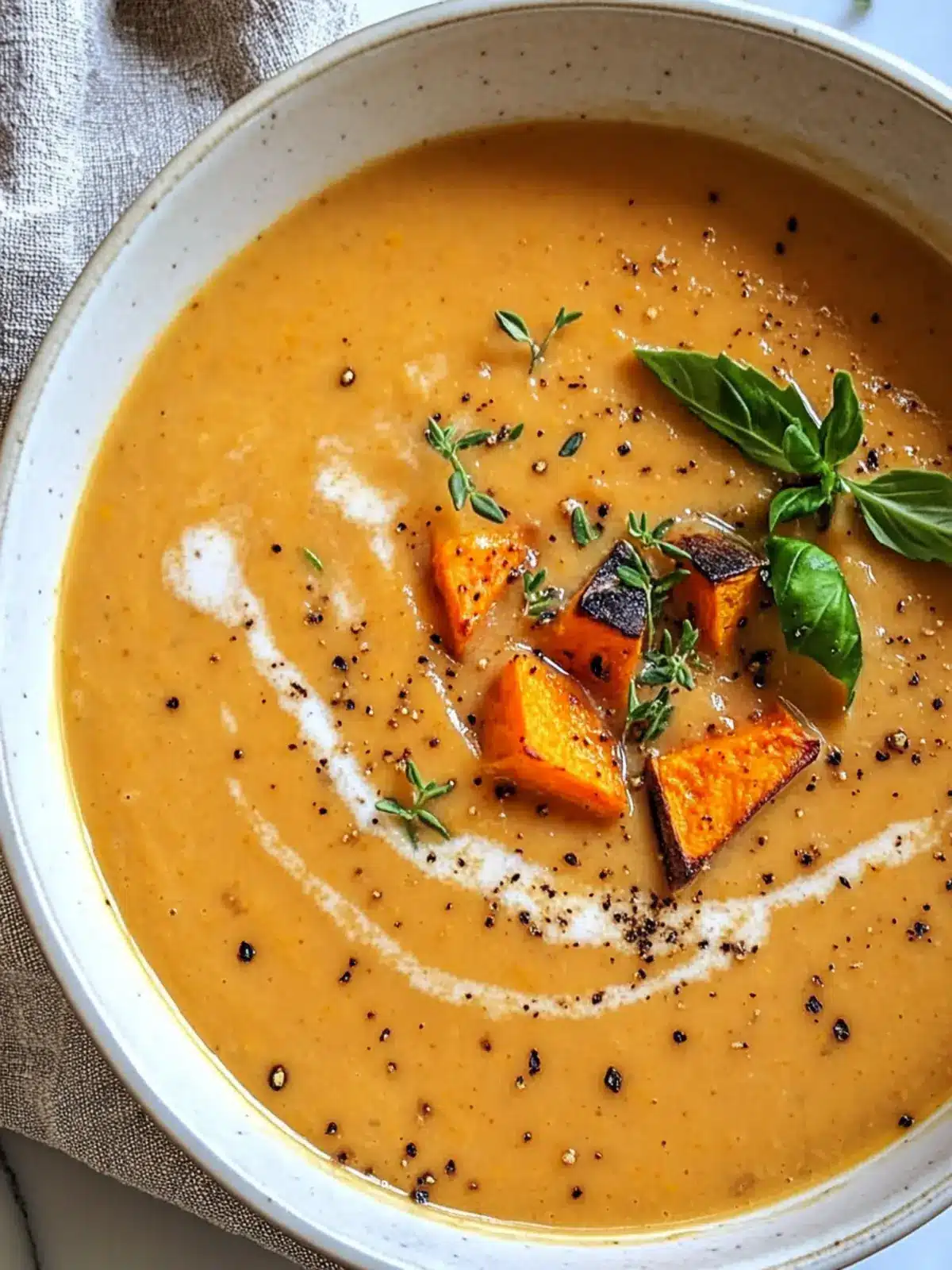 Warm Up with Roasted Italian Sweet Potato Soup Bliss 3 Roasted Italian Sweet Potato Soup