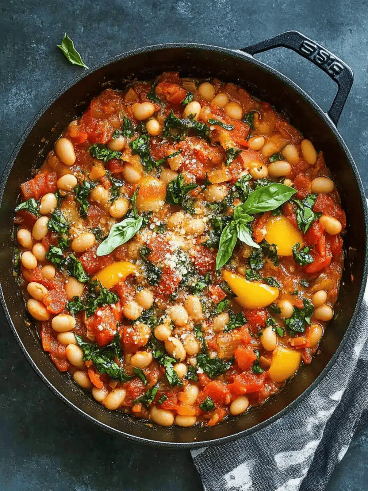 Mediterranean White Bean Skillet: Cozy Comfort in Minutes 2 Mediterranean White Bean Skillet