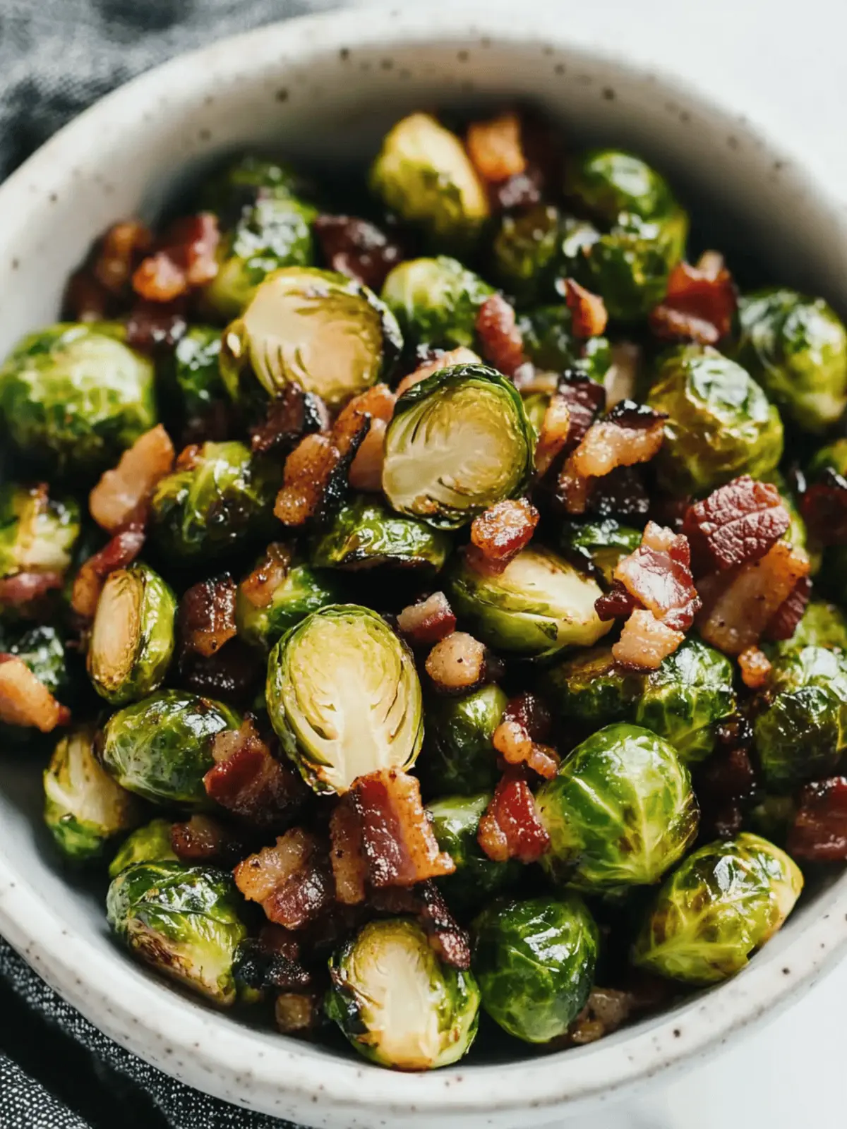Savory 30-Minute Stovetop Maple Bacon Brussels Sprouts Recipe 2 30-Minute Stovetop Maple Bacon Brussels Sprouts