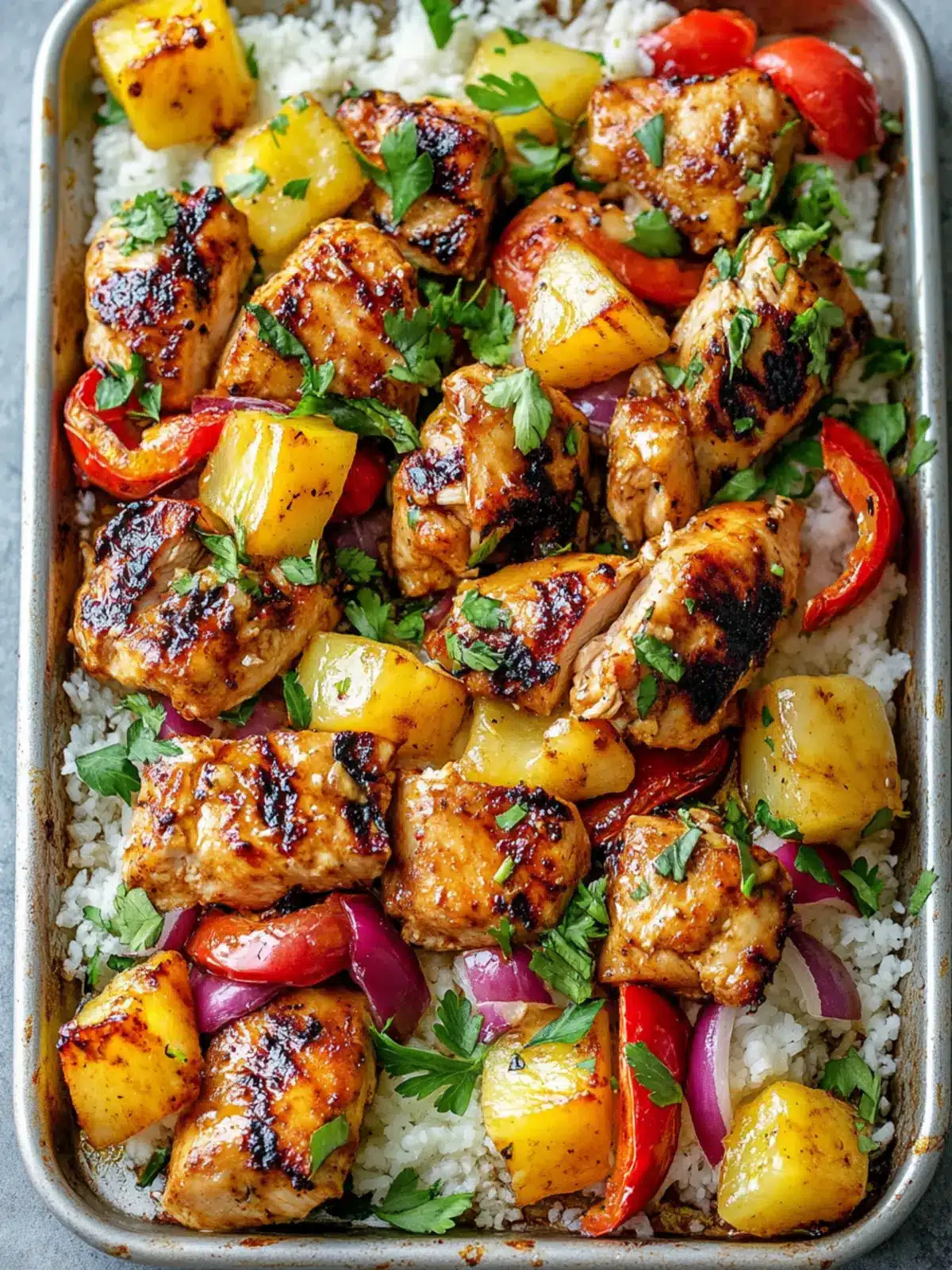 Zesty Hawaiian Chicken Sheet Pan Perfect for Busy Weeknights 3 Hawaiian Chicken Sheet Pan