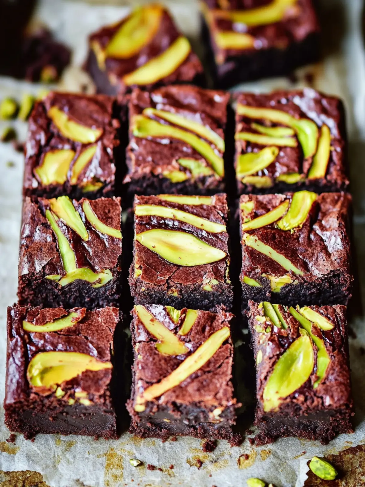 Decadent Fudgy Chocolate Pistachio Brownies You ll Crave 4 Fudgy Chocolate Pistachio Brownies