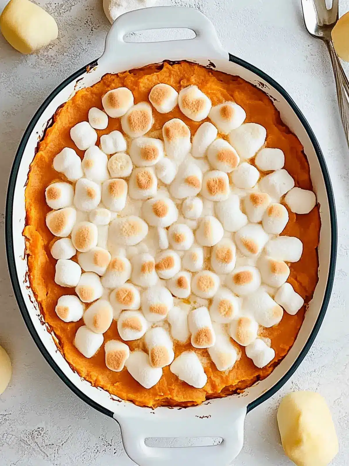 Irresistible Sweet Potato Casserole with Marshmallows Delight 4 Sweet Potato Casserole with Marshmallows