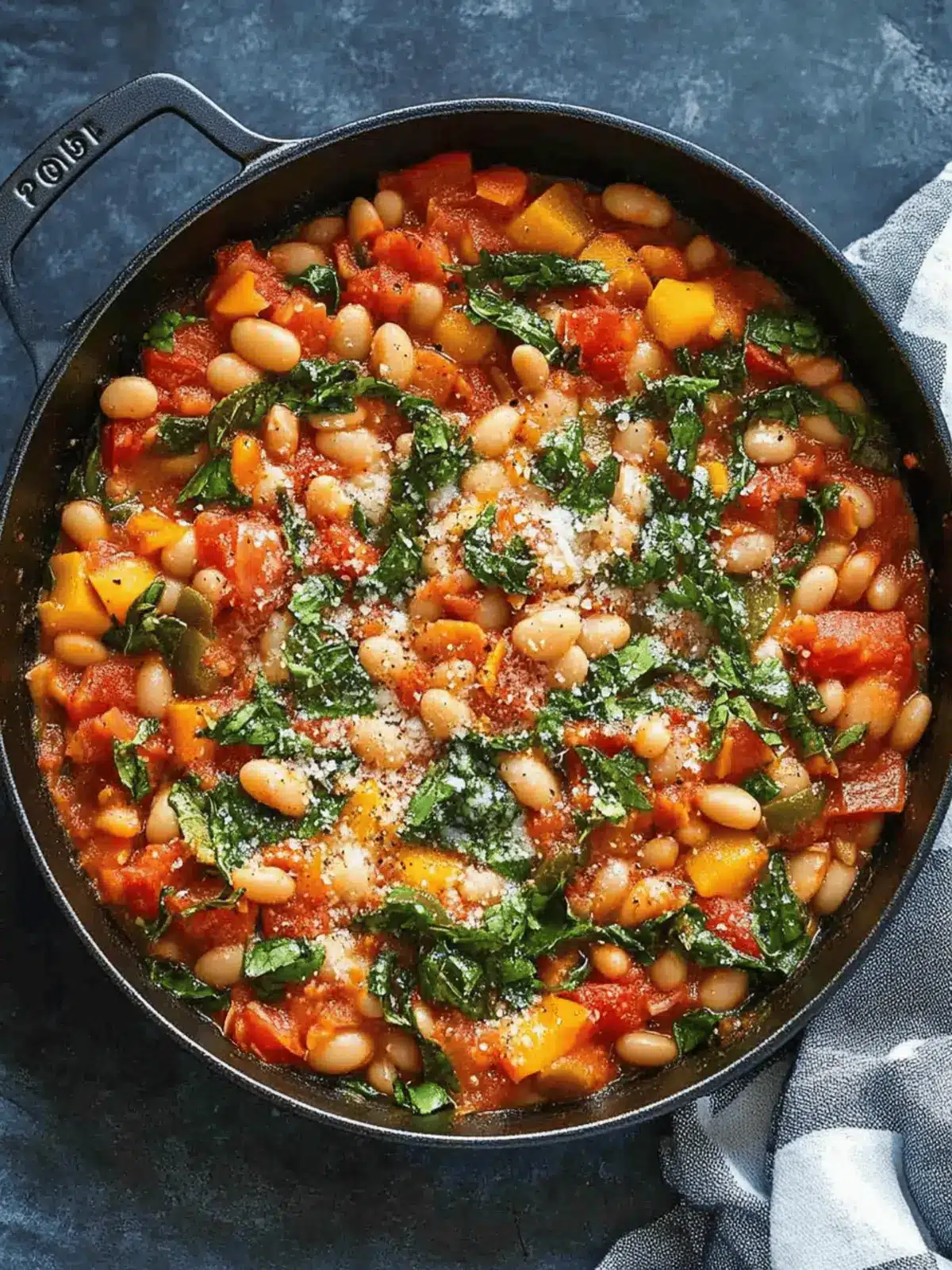 Mediterranean White Bean Skillet: Cozy Comfort in Minutes 3 Mediterranean White Bean Skillet