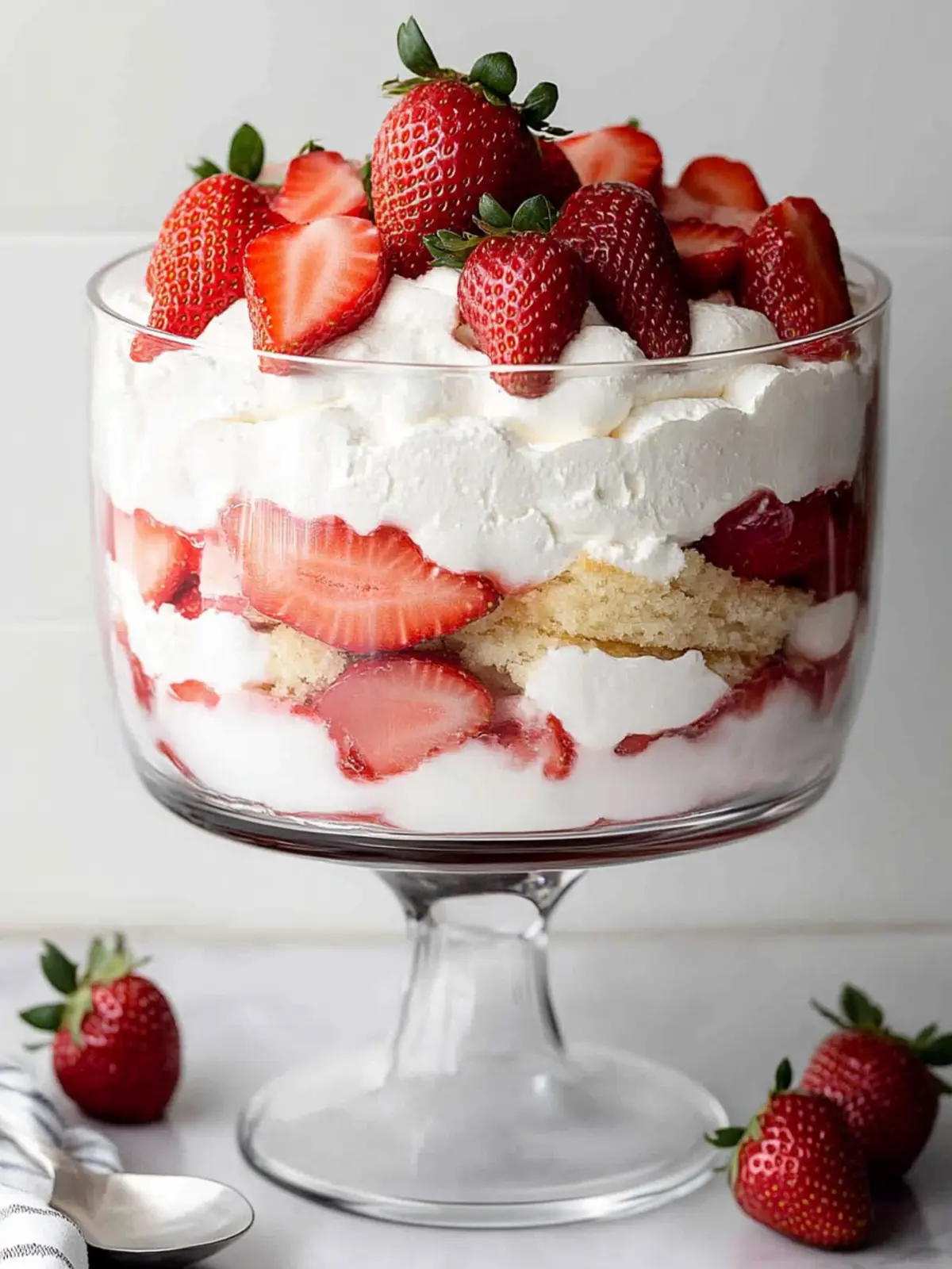 Delightful Strawberry Shortcake Trifle for Effortless Indulgence 3 Strawberry Shortcake Trifle