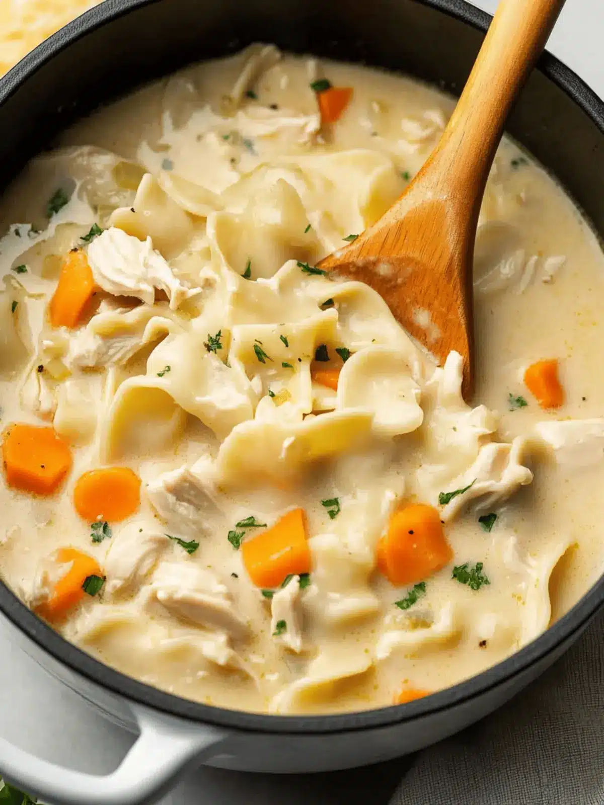 Easy Creamy Chicken Noodle Soup That Warms the Soul 4 Easy Creamy Chicken Noodle Soup