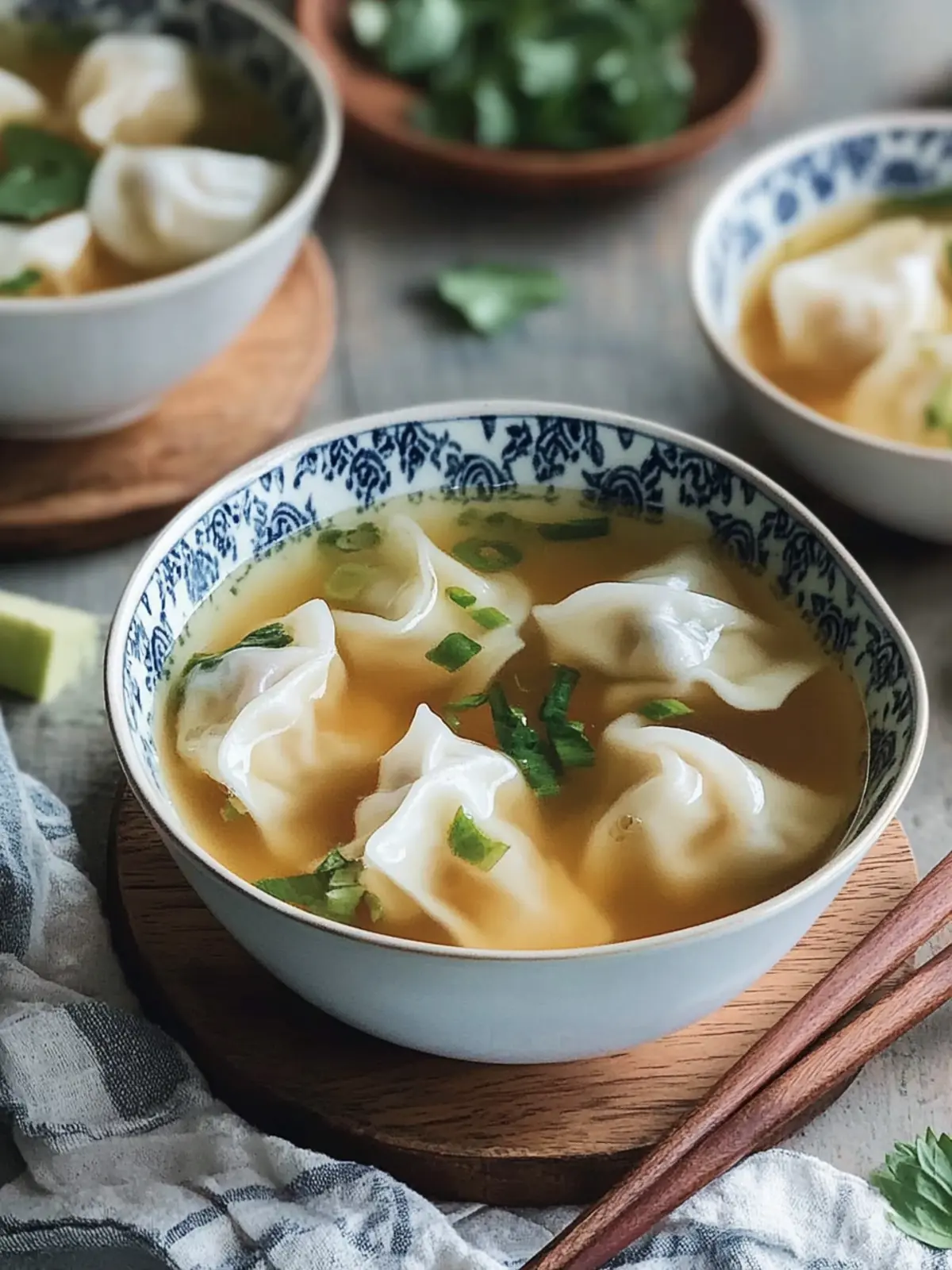 Irresistible Wonton Soup Packed with Flavorful Goodness 4 Wonton Soup
