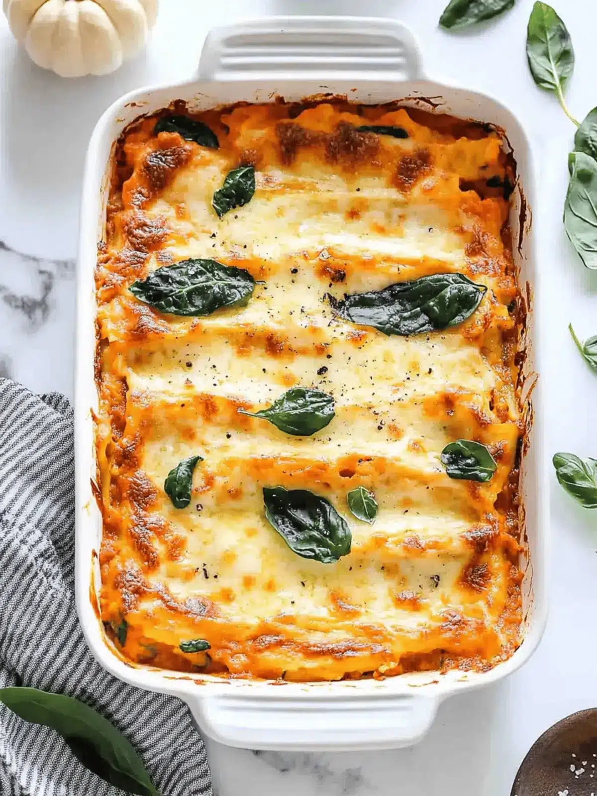 Irresistible Vegetarian Pumpkin Spinach Lasagna Delight 4 Vegetarian Pumpkin Spinach Lasagna