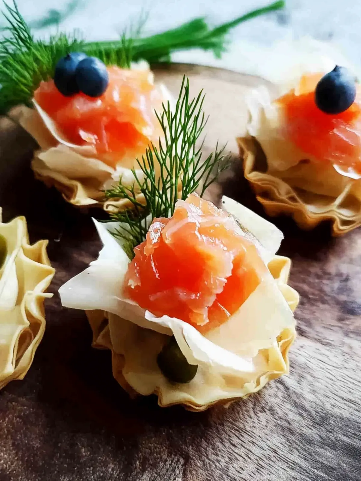 Savory Smoked Salmon Phyllo Appetizers for Effortless Entertaining 2 Smoked Salmon Phyllo Appetizers