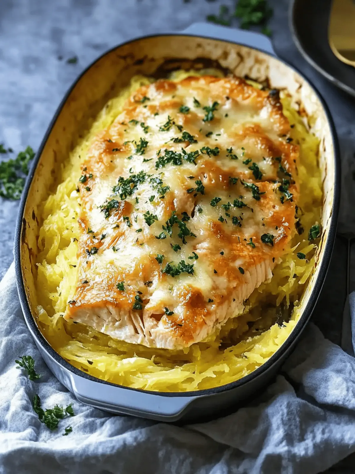Creamy Salmon Spaghetti Squash Bake You'll Love Every Bite 2 Salmon Spaghetti Squash Bake