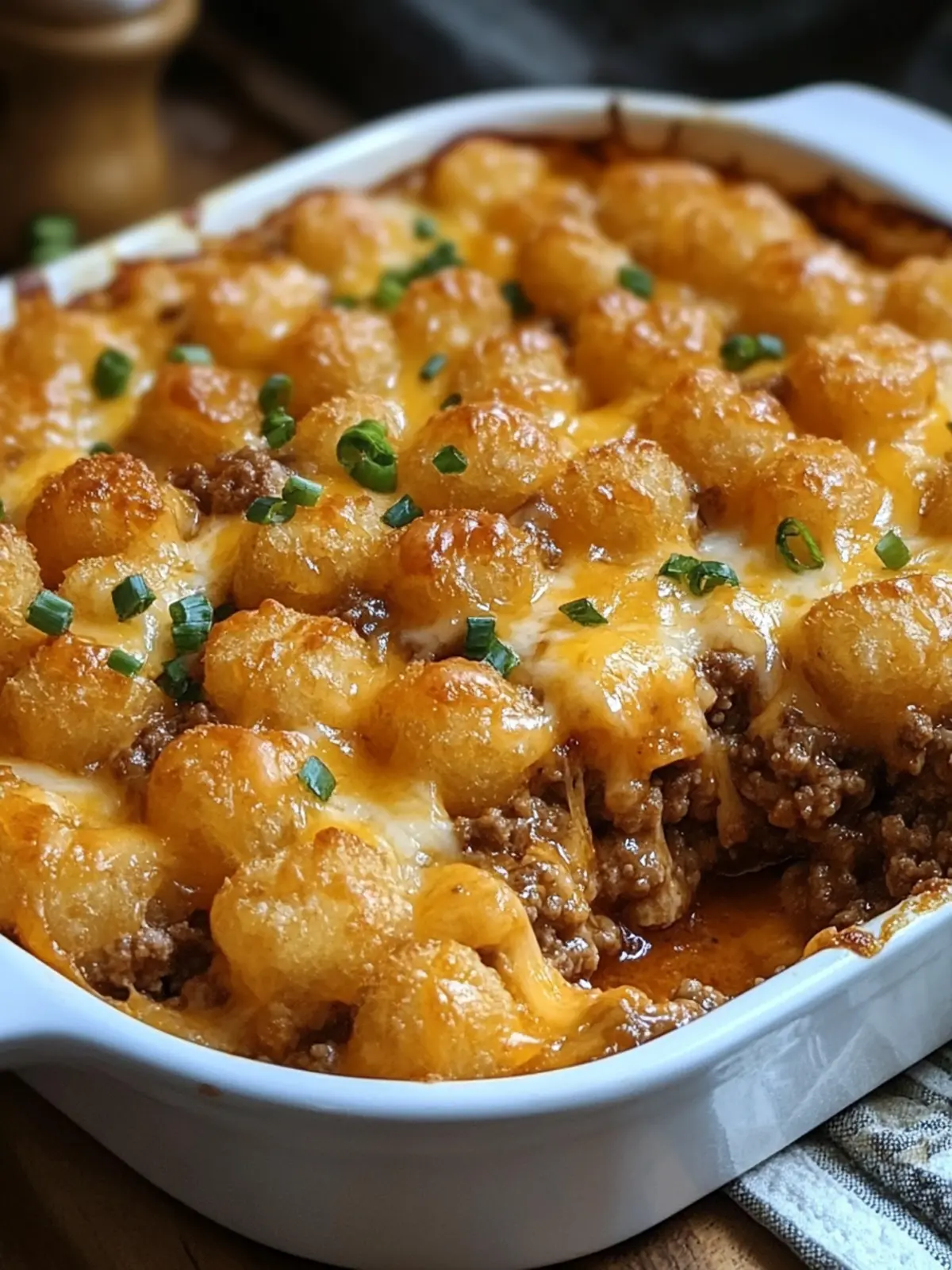 Delicious Tater Tot Casserole with Ground Beef Your Family Will Love 3 Tater Tot Casserole with Ground Beef