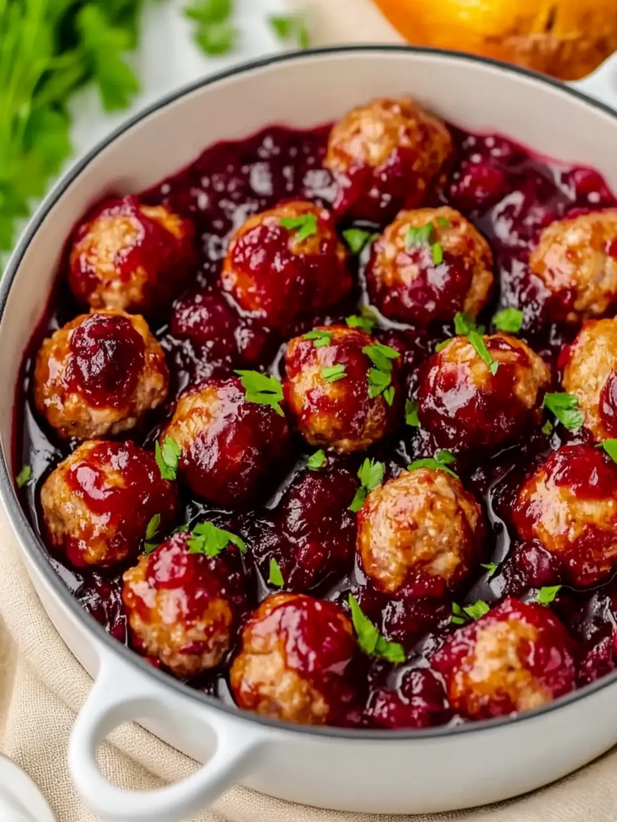 Savory Quick Cranberry Meatballs for Effortless Entertaining 4 Quick Cranberry Meatballs