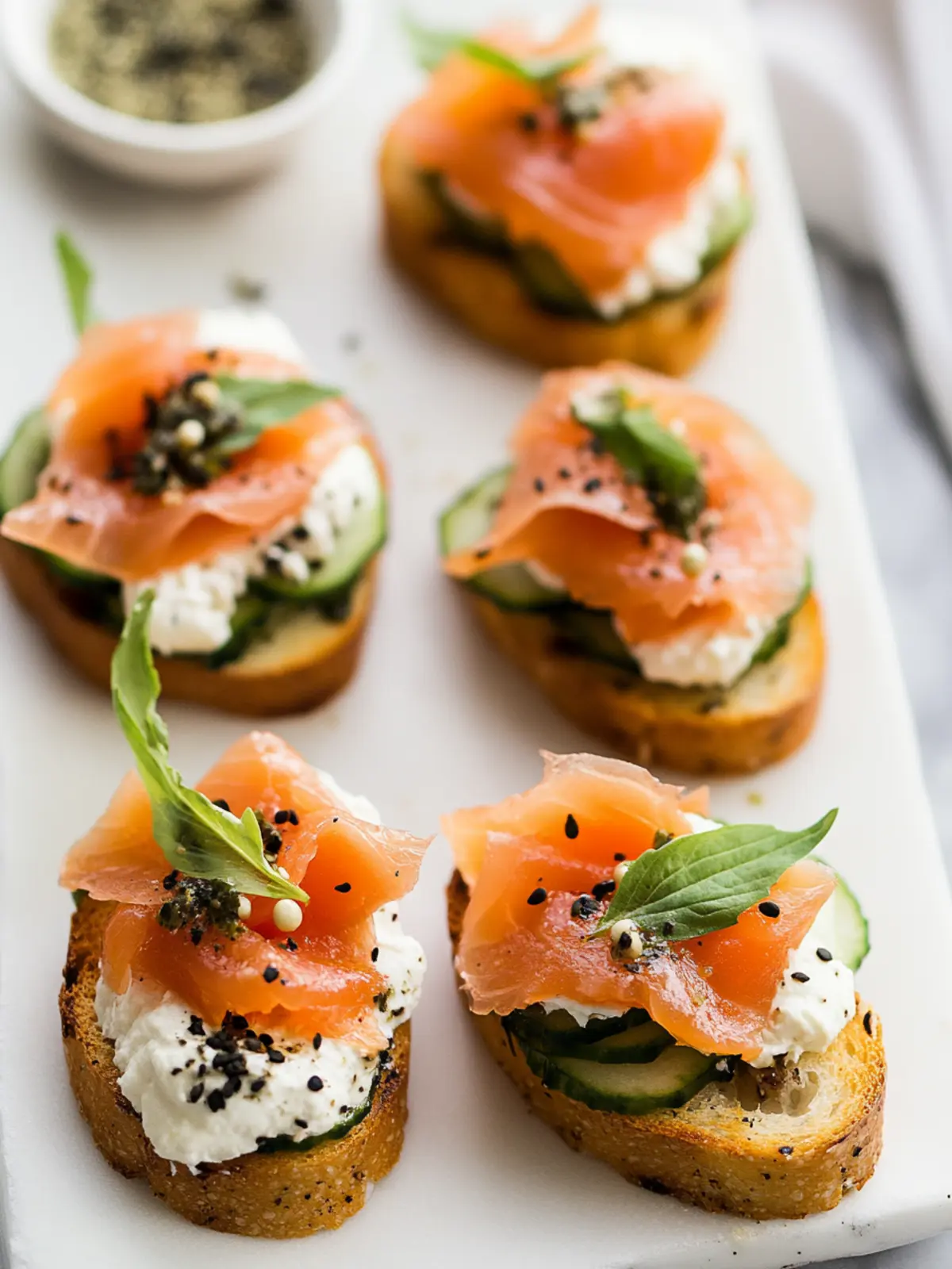 Savory Smoked Salmon Crostini: A Fresh Twist for Parties 3 Smoked Salmon Crostini