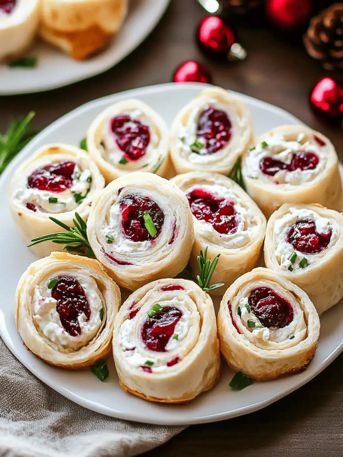 Savory Christmas Cranberry Roll Ups That Wow Every Holiday Guest 3 Savory Christmas Cranberry Roll Ups