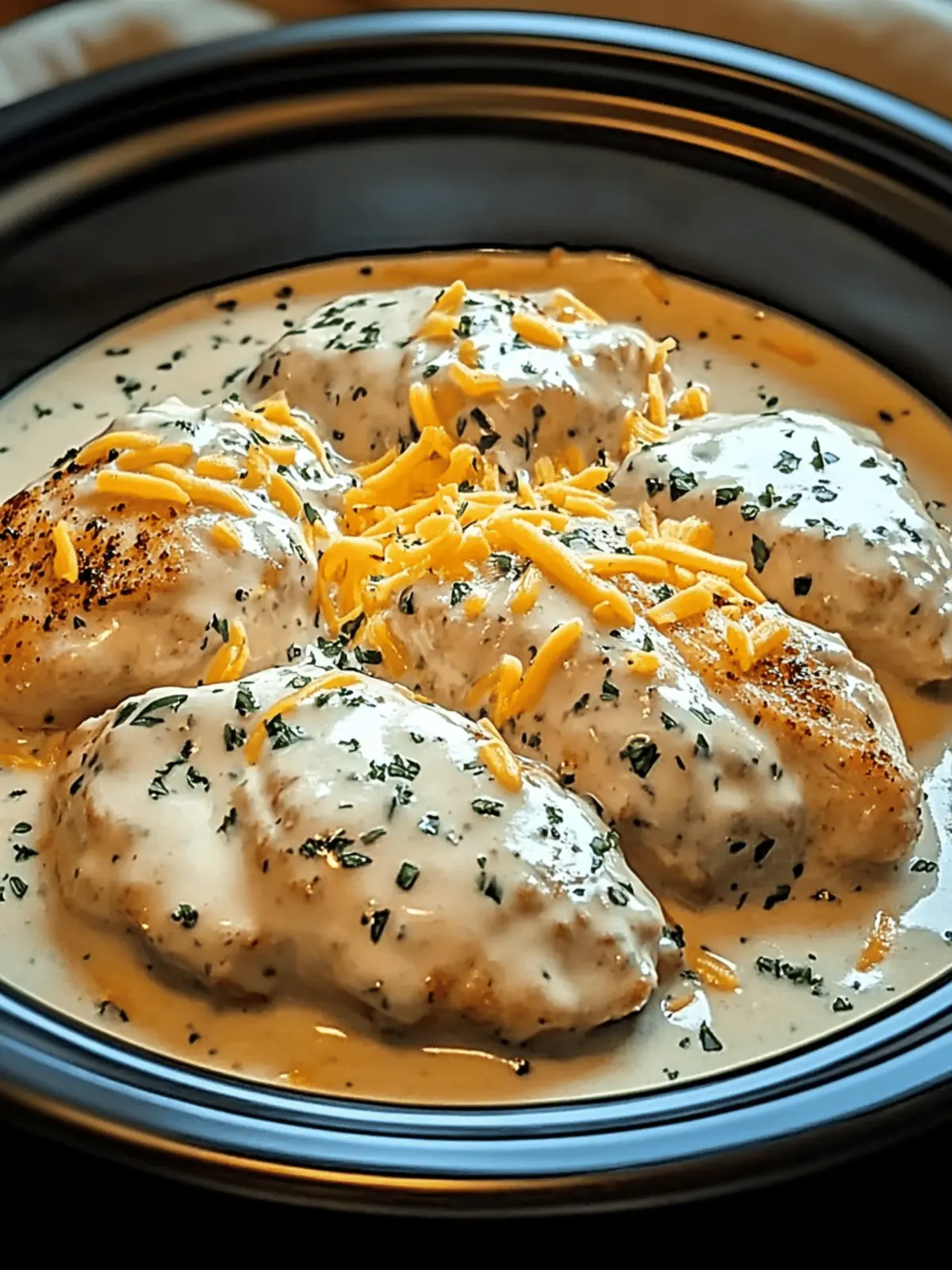 Mouthwatering Creamy Ranch Chicken CrockPot Delight in No Time 2 Mouthwatering Creamy Ranch Chicken CrockPot