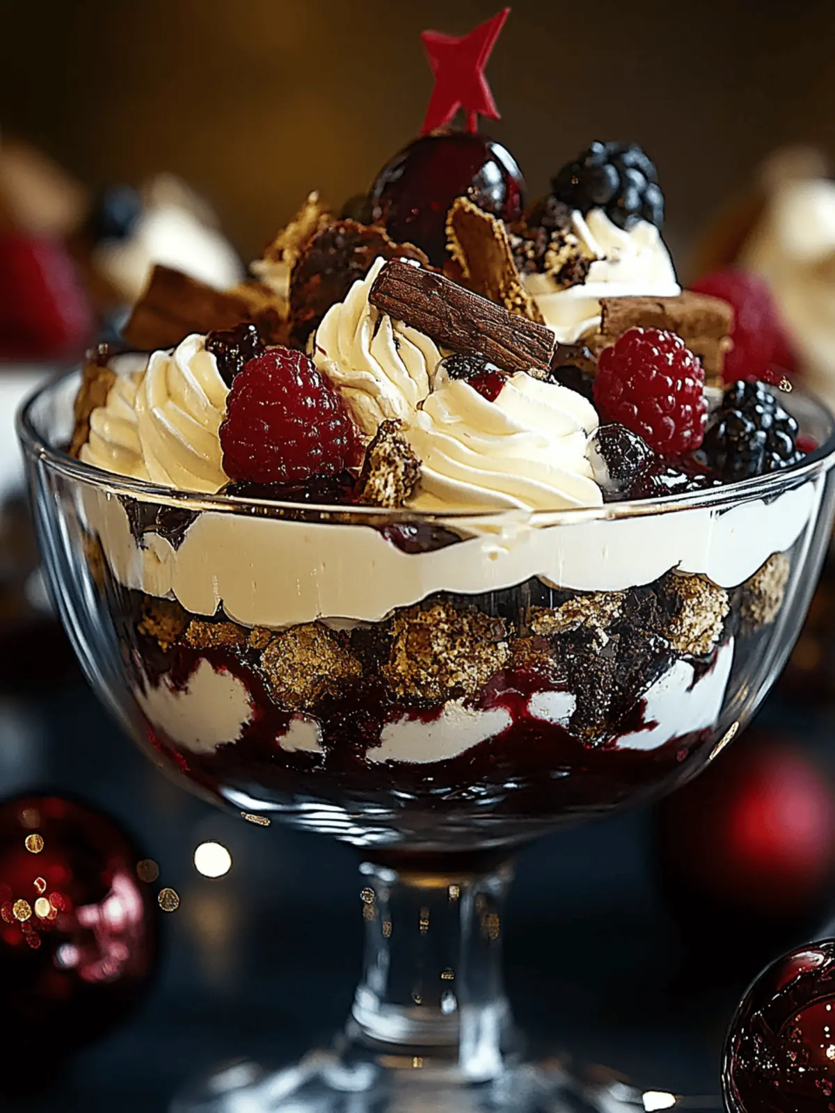 Irresistible Black Forest Trifle for Christmas Joy 3 Black Forest Trifle for Christmas
