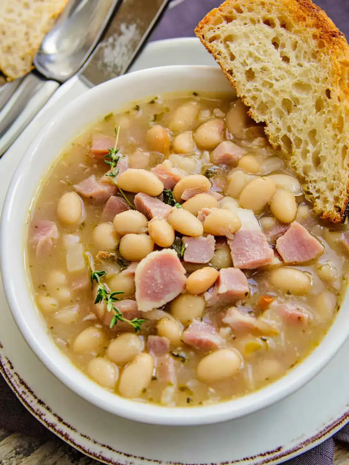 Slow Cooker Ham & White Beans: Comfort Food Made Easy 2 Slow Cooker Ham & White Beans