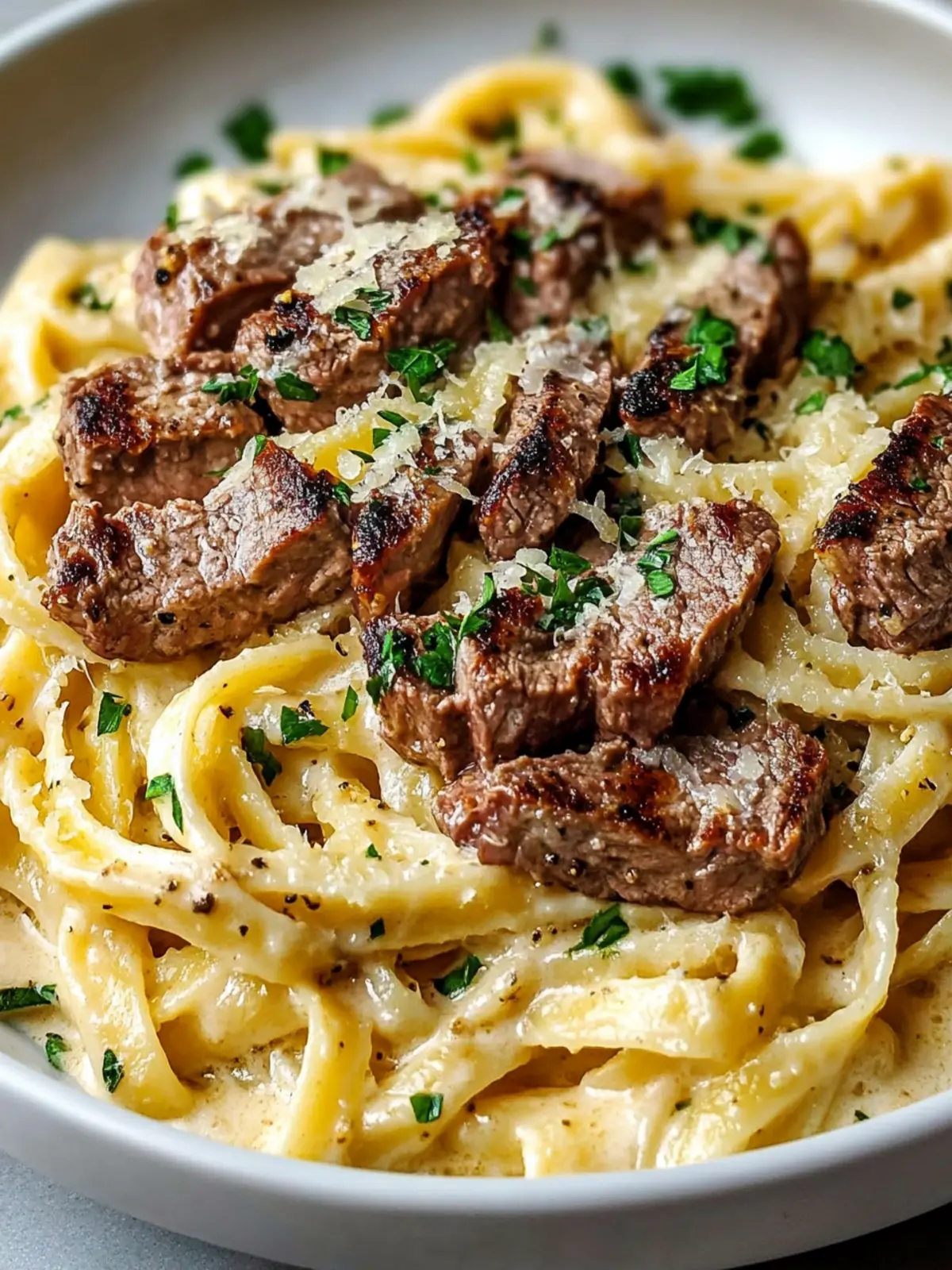 Creamy Steak Pasta Garlic Delight for Easy Dinner Bliss 4 Creamy Steak Pasta Garlic