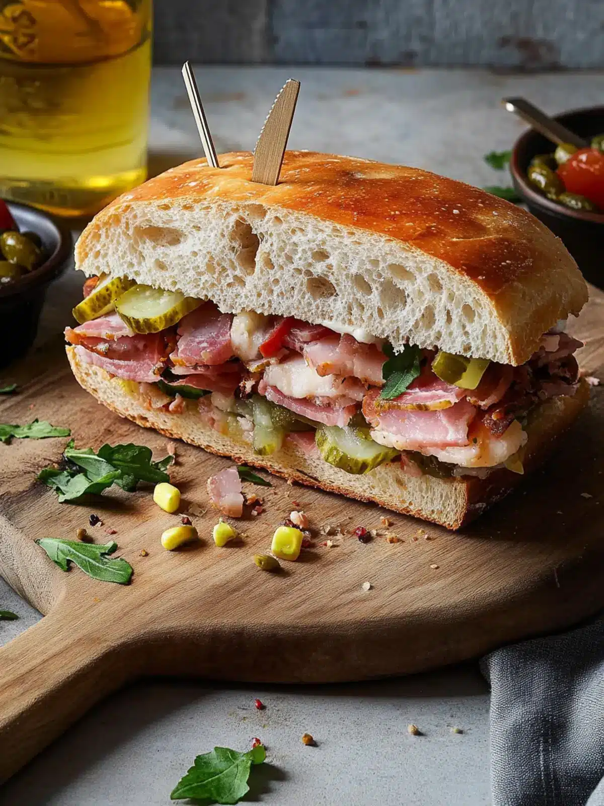 Irresistible Hearty Muffuletta for Recipe Lovers at Home 2 Hearty Muffuletta