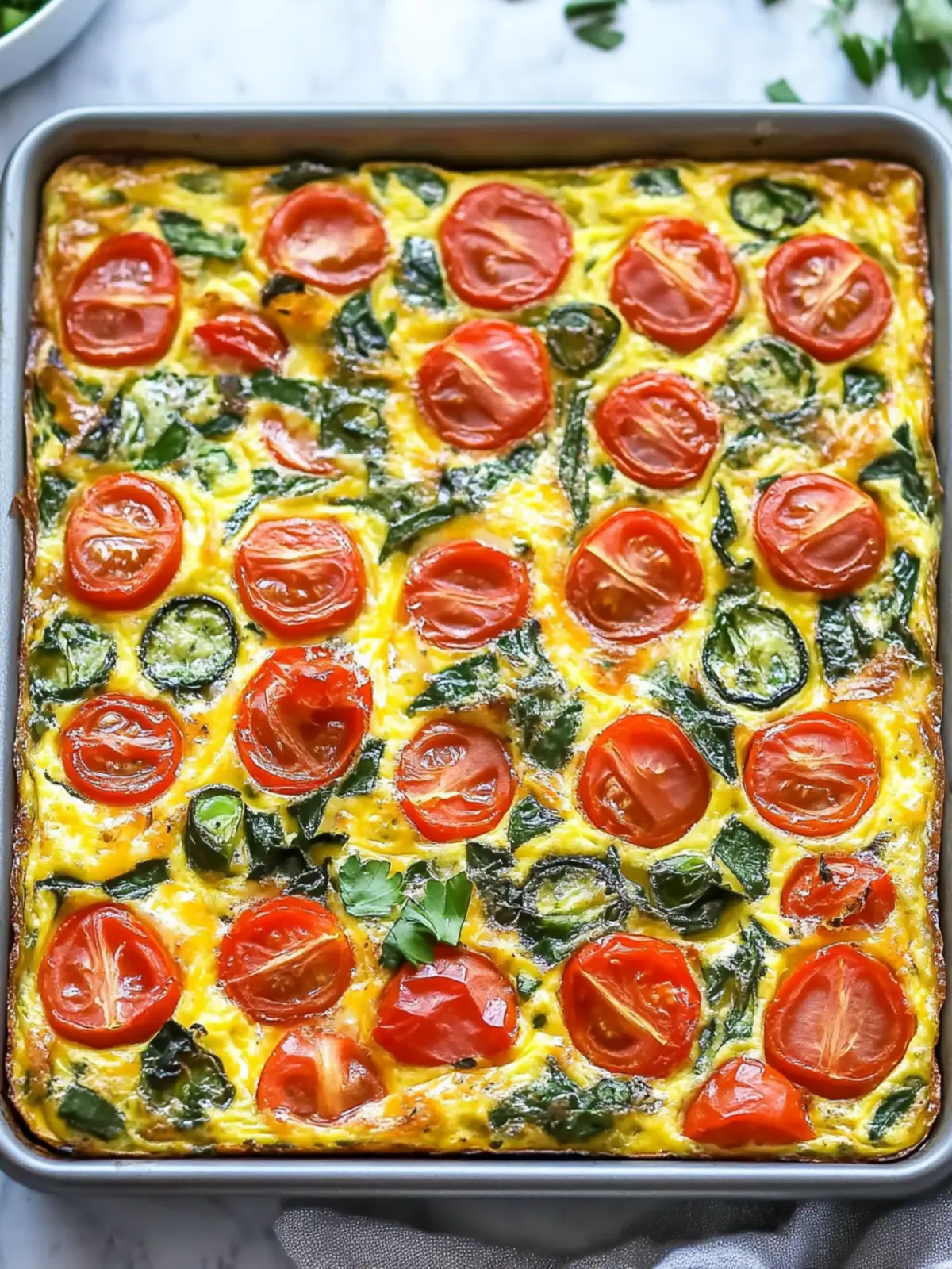 Sheet Pan Frittata: Hassle-Free, Flavor-Packed Breakfast Magic 4 Sheet Pan Frittata