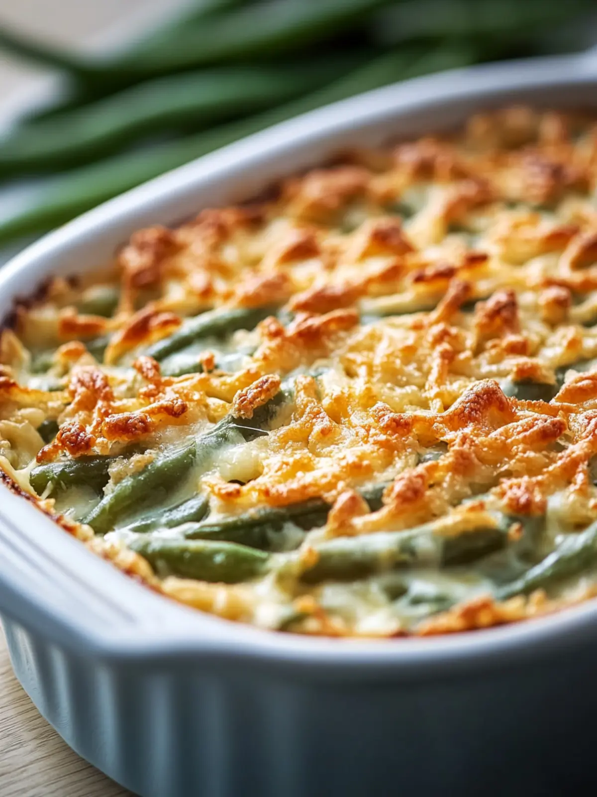 Irresistible Cheesy Green Bean Casserole for Cozy Nights 3 Cheesy Green Bean Casserole