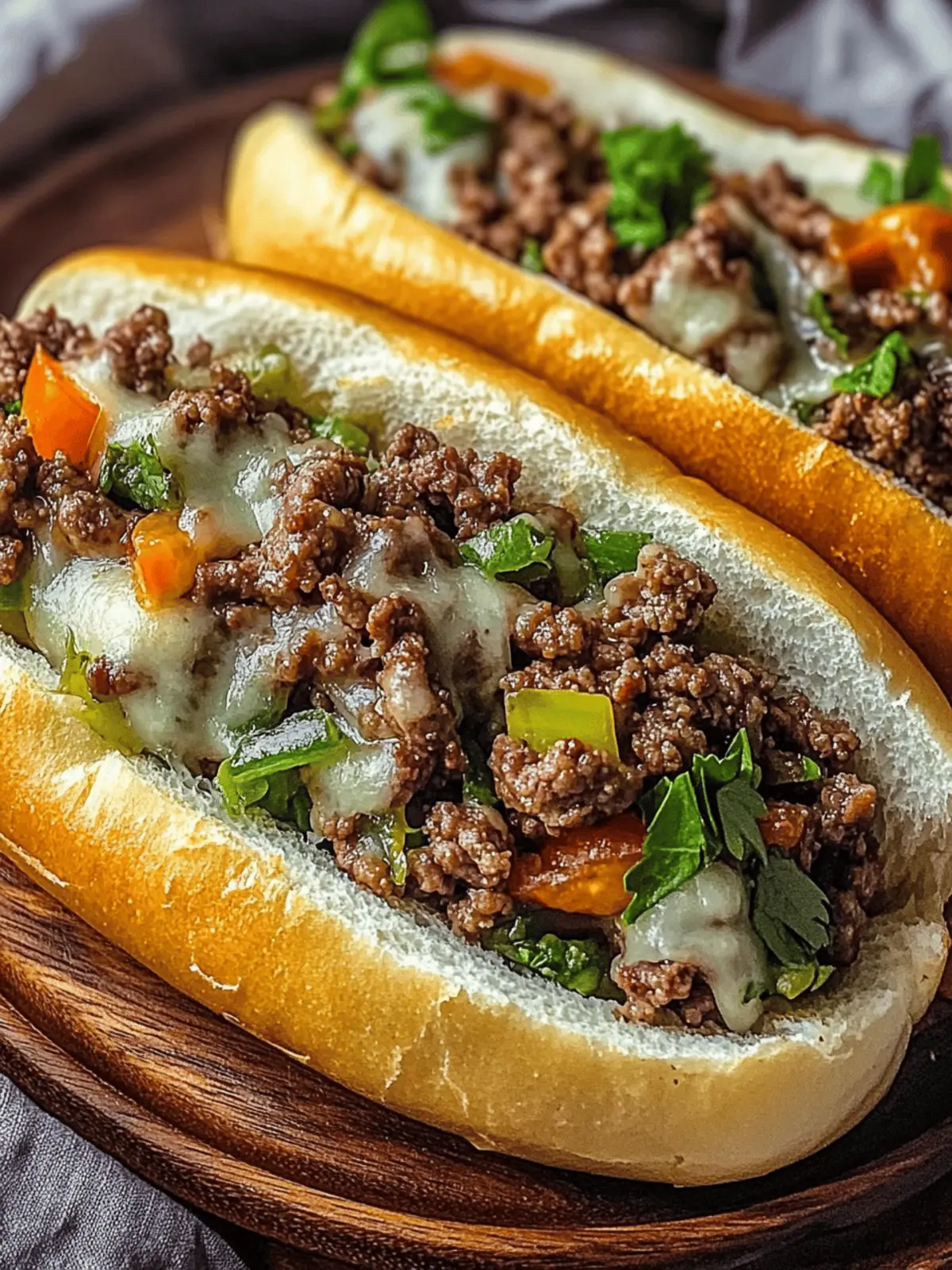 Easy Recipes with Ground Beef: Ultimate Philly Cheesesteaks 2 easy recipes with ground beef