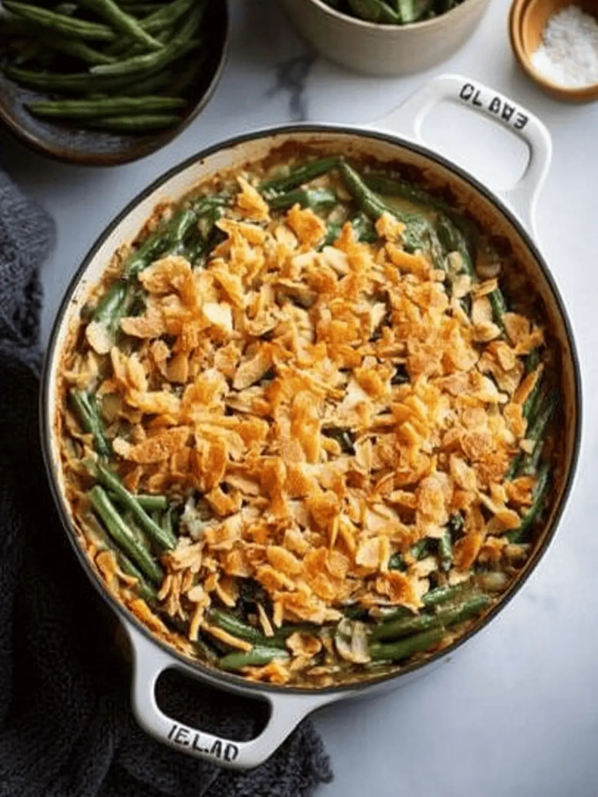 Ultimate Vegan Green Bean Casserole That's Decadently Delicious 4 Vegan Green Bean Casserole