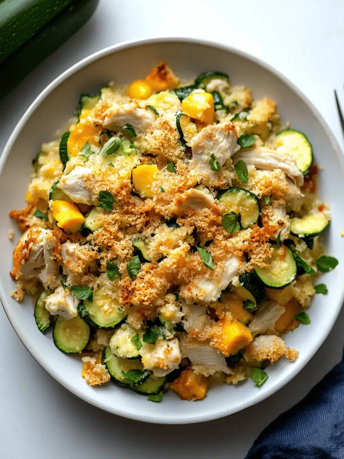 Rotisserie Chicken Zucchini Casserole: A Cozy Family Favorite 2 Rotisserie Chicken Zucchini Casserole