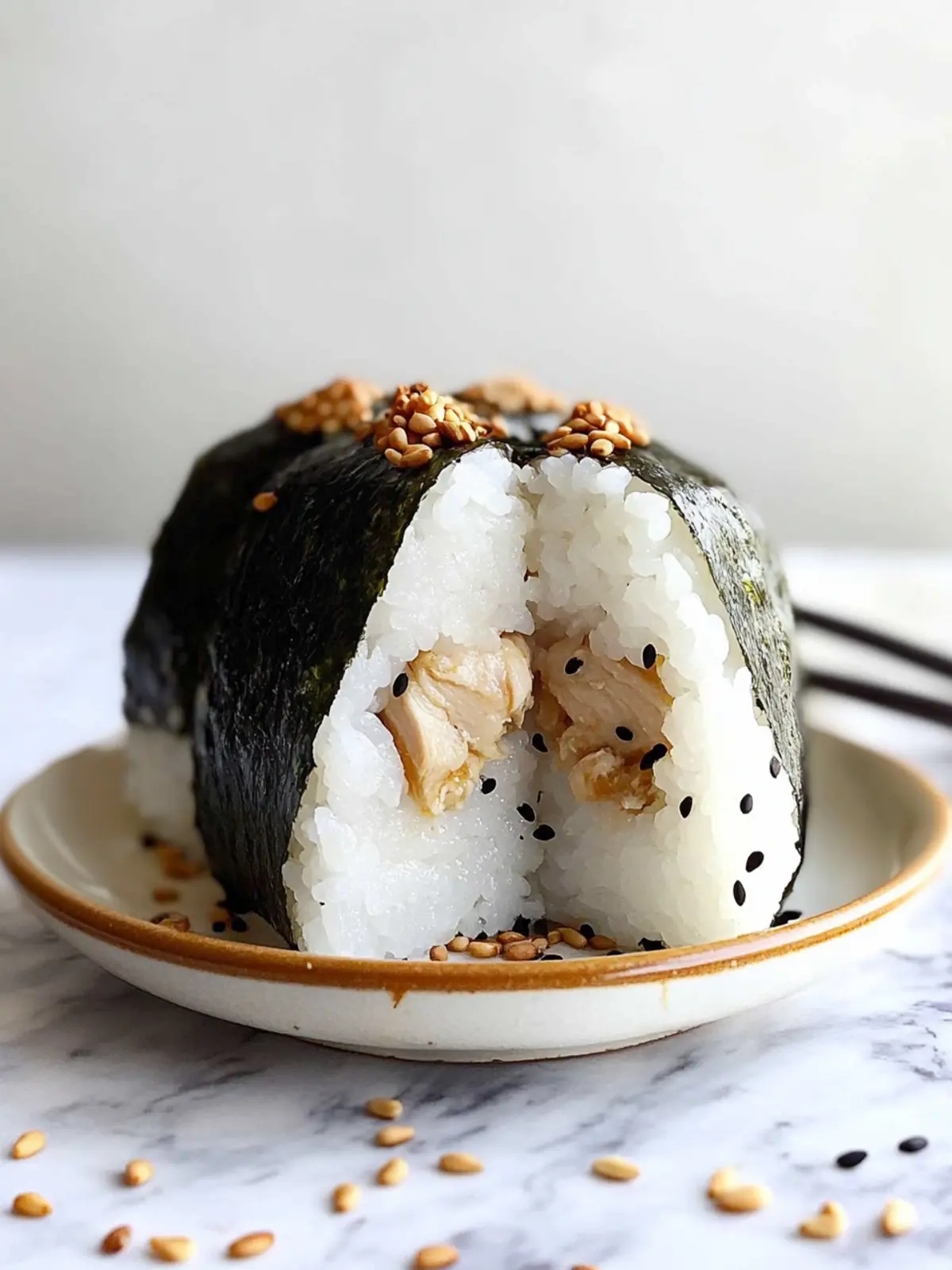 Delicious Chicken Onigiri: A Fun Twist on Comfort Food 2 Chicken Onigiri