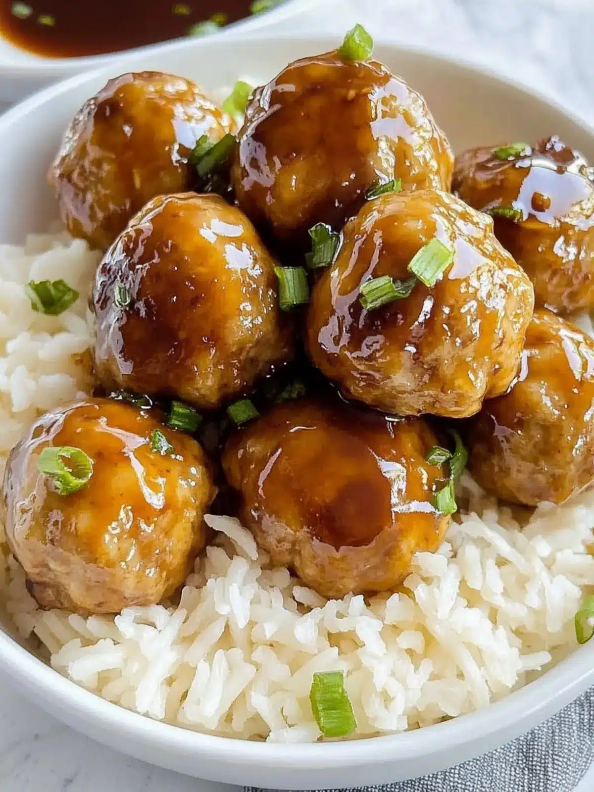 Sweet and Savory Pineapple Teriyaki Chicken Meatballs 3 Pineapple Teriyaki Chicken Meatballs