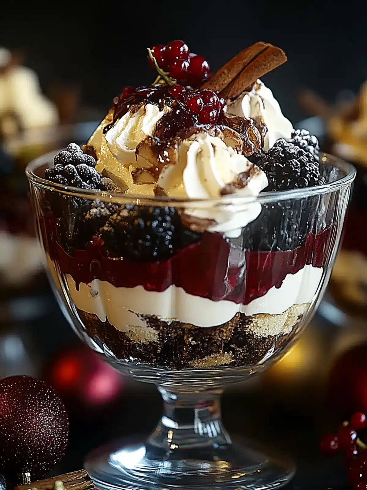 Irresistible Black Forest Trifle for a Merry Christmas Treat 3 Black Forest Trifle for Christmas