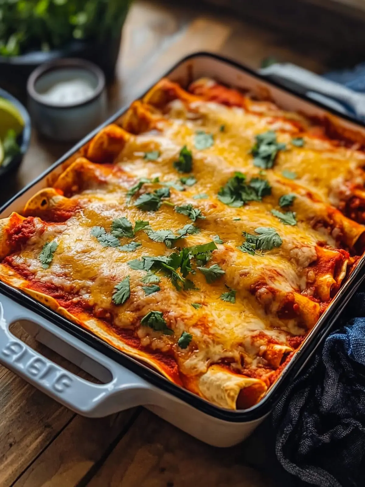 Savor Irresistible Chicken Enchiladas with Bold Flavors 3 Chicken Enchiladas