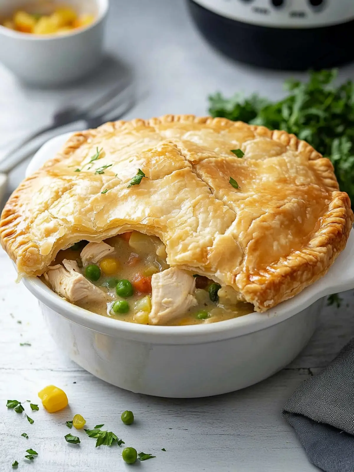 Slow Cooker Chicken Pot Pie: Comfort Food Made Easy 2 Slow Cooker Chicken Pot Pie