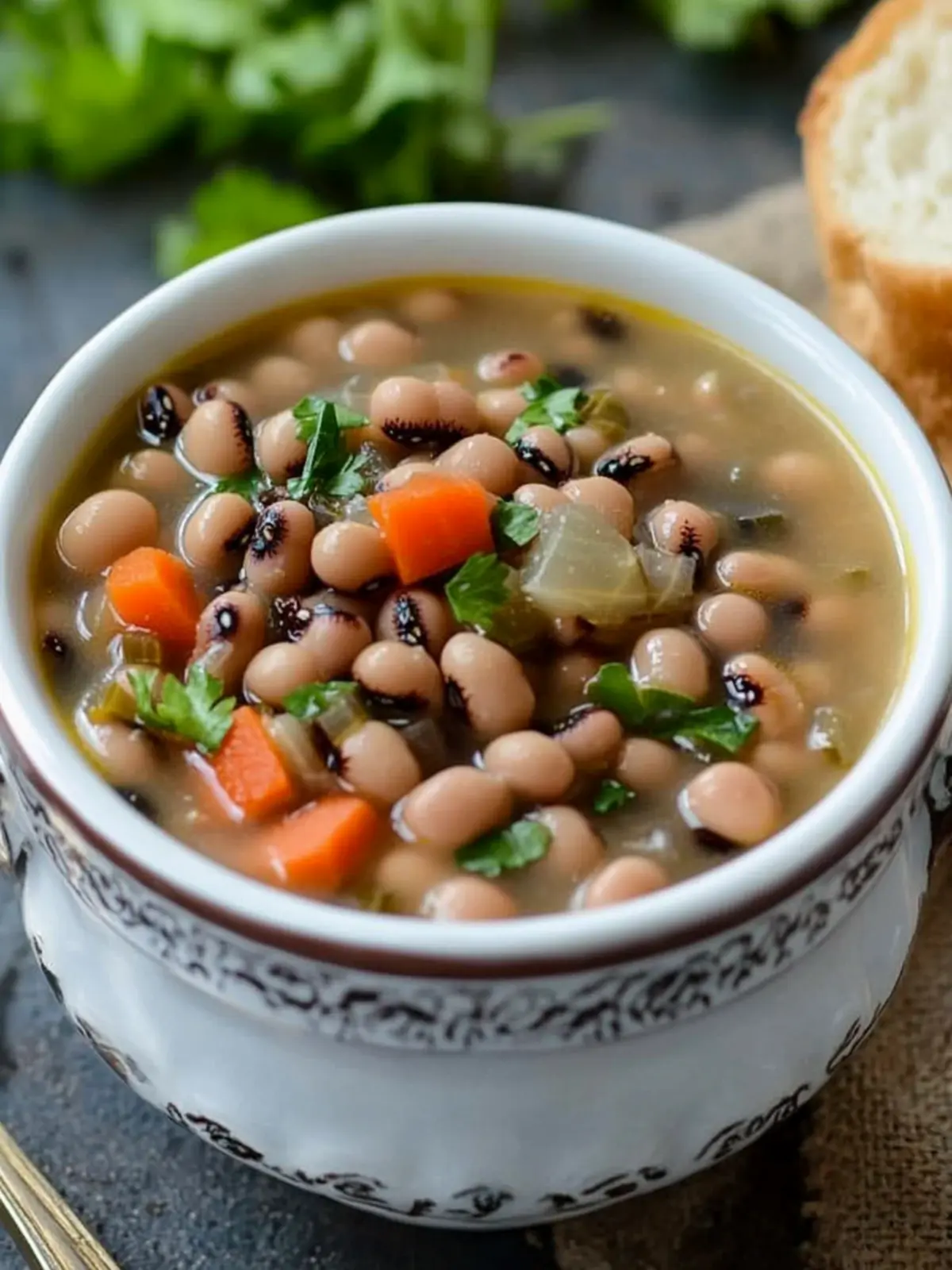 Warm Up with Slow Cooker Black-Eyed Pea Soup Delight 2 Slow Cooker Black-Eyed Pea Soup