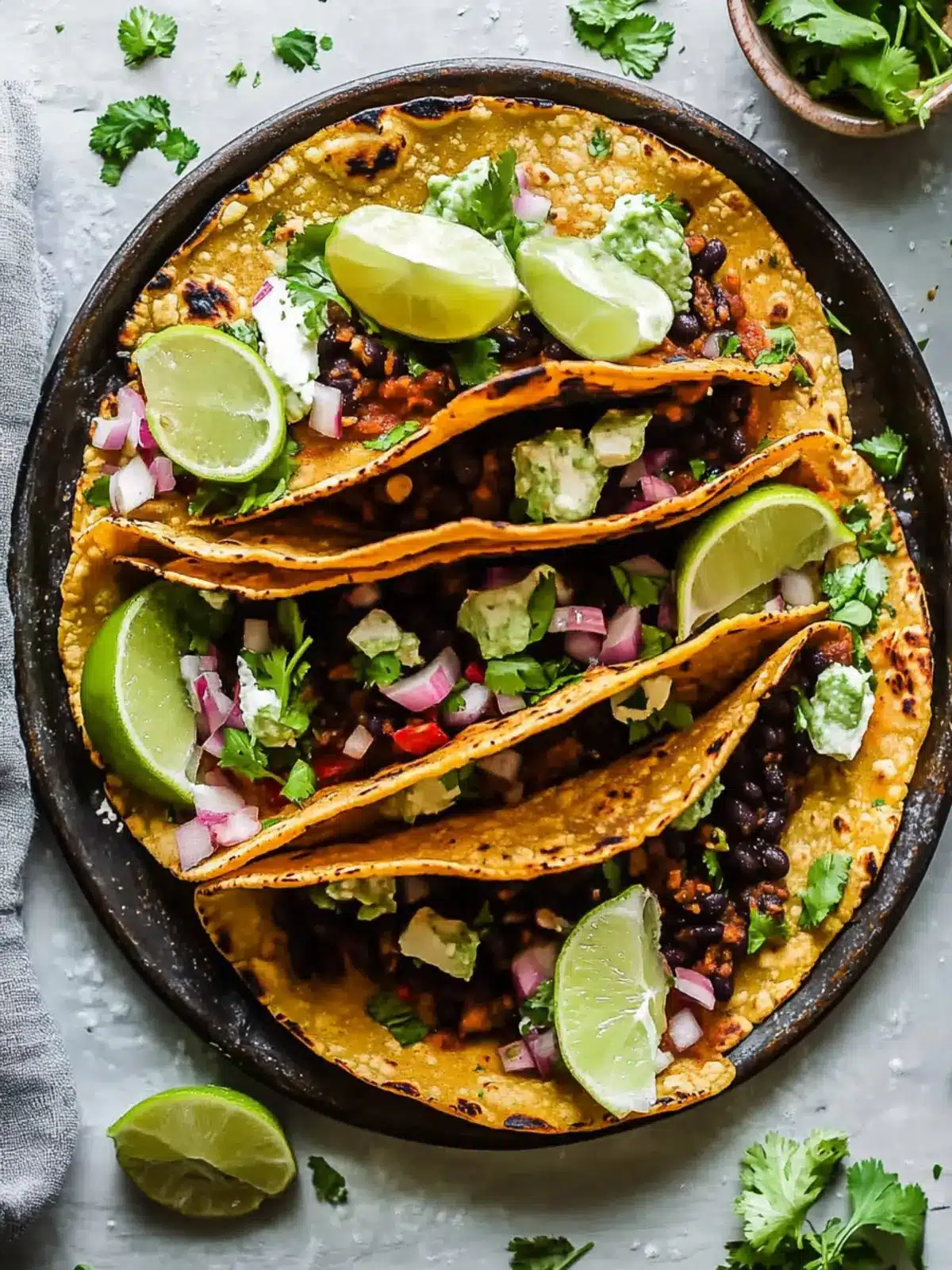 Crispy Sheet Pan Black Bean Tacos: Easy Vegetarian Delight 3 Crispy Sheet Pan Black Bean Tacos (Vegetarian)