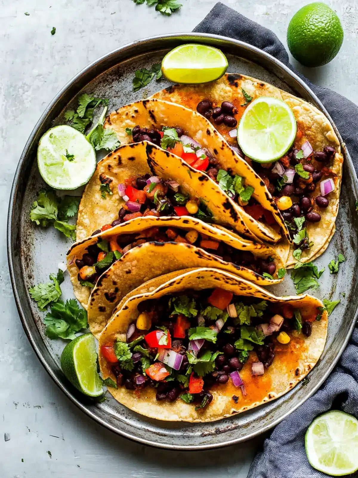 Crispy Sheet Pan Black Bean Tacos: Easy Vegetarian Delight 2 Crispy Sheet Pan Black Bean Tacos (Vegetarian)