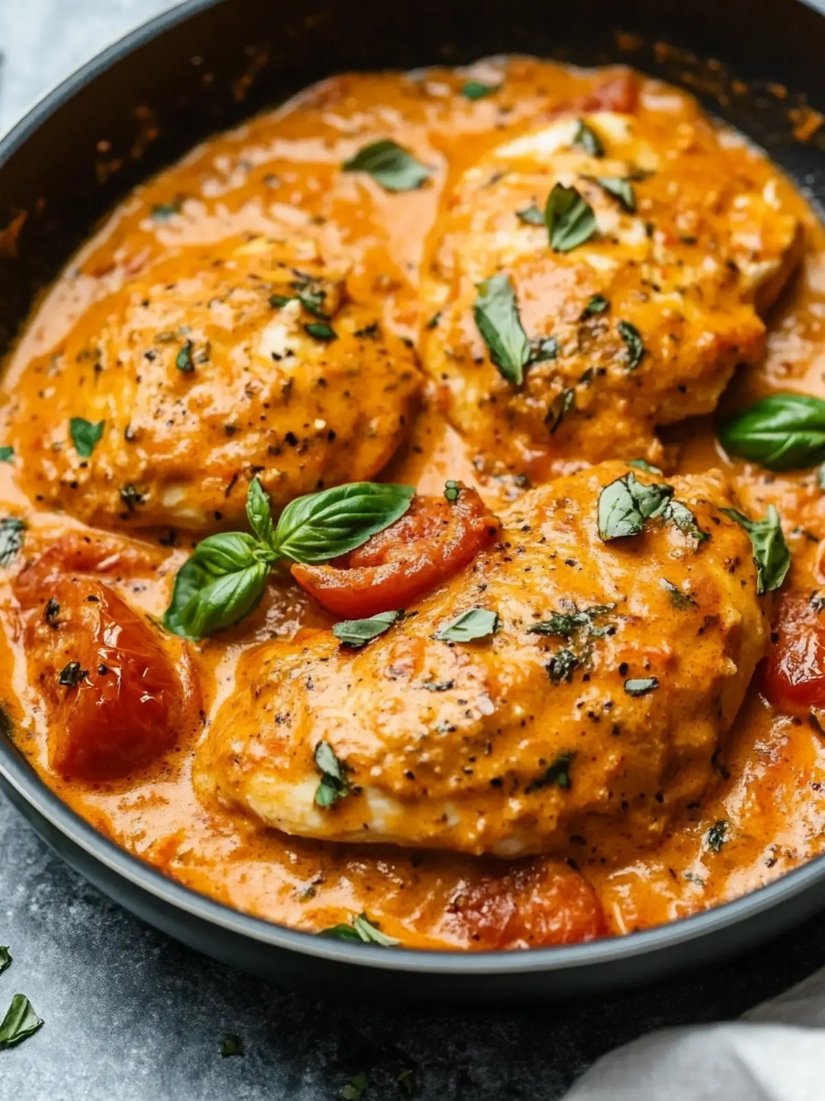 Creamy Tomato Basil Chicken for a Cozy Dinner Night 2 Creamy Tomato Basil Chicken